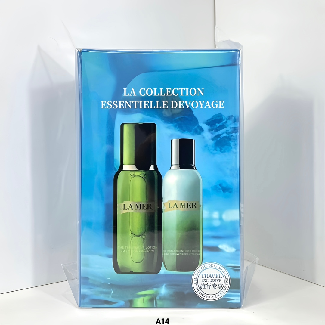 La Mer精粹水乳两件套！内含：精粹水150ml，精粹乳125ml。