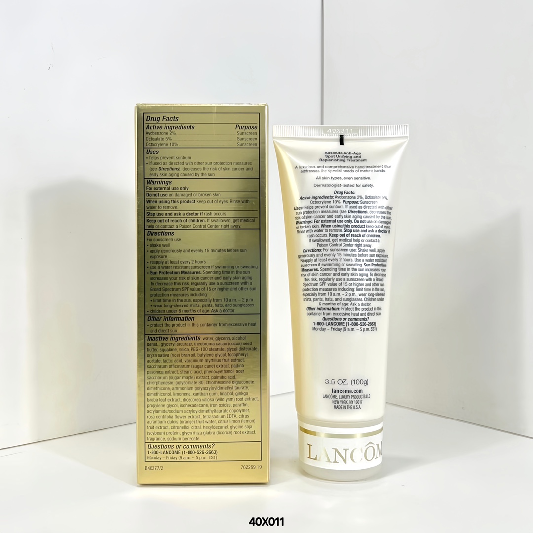 「海南免税店」售价:24💰专柜版
兰蔻菁纯护手霜100ml🔜兰蔻护手霜100ml香味细腻，是菁纯一贯的风格。不油，基本一搓开皮肤就平整了，很嫩滑。意难平~~感觉要入正装了。
⚠️ 彩妆不支持退货，宝子们想好再下单哈！