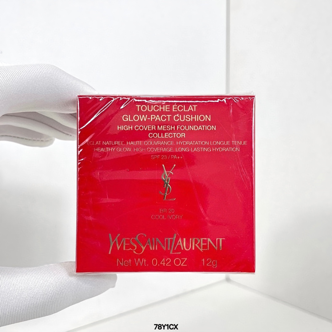 32！YSL almohadilla de cuero rojo 14g🔜código 78Y1CX! 2 colores: b10#, b20#. ¡YSL almohadilla de cuero rojo 14g!