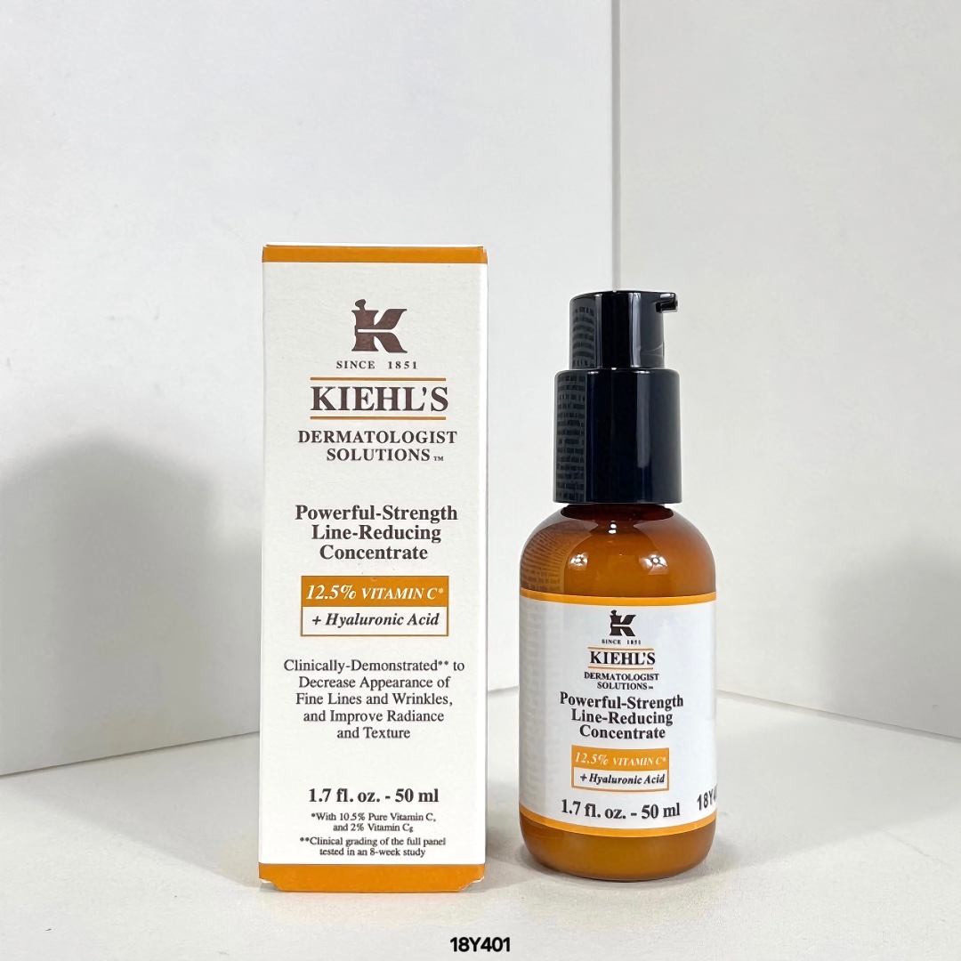25! Esencia de vitamina C de Kiehl's 50ml🔜Código 18Y401! ¡Recomendado! Esta es una esencia reguladora que mejora la pi…