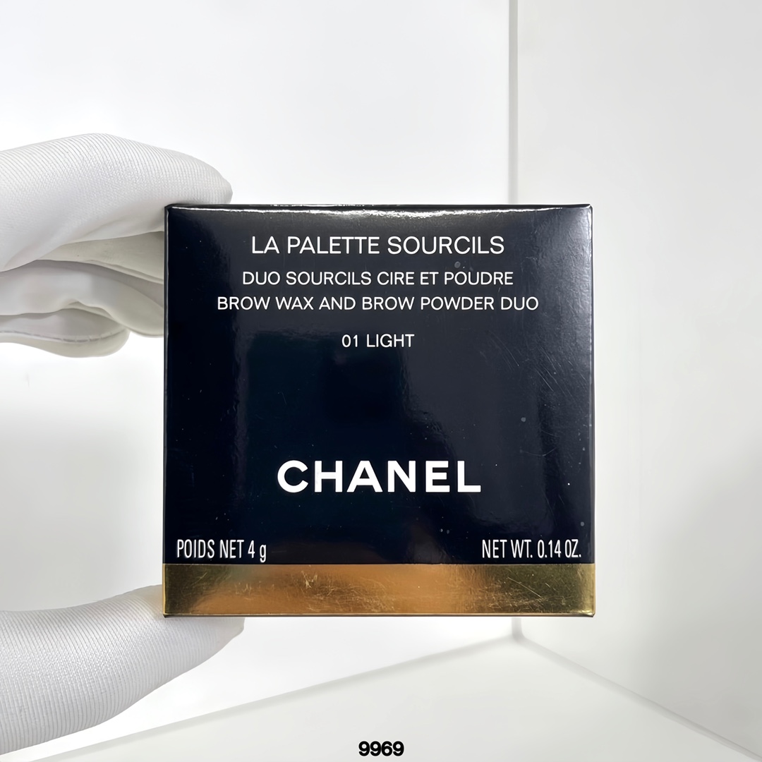 30! Polvo de cejas Chanel de dos tonos 4g🔜 Código 9969! Etiqueta en chino opcional✔️ 3️⃣ colores: 01#light marrón clar…