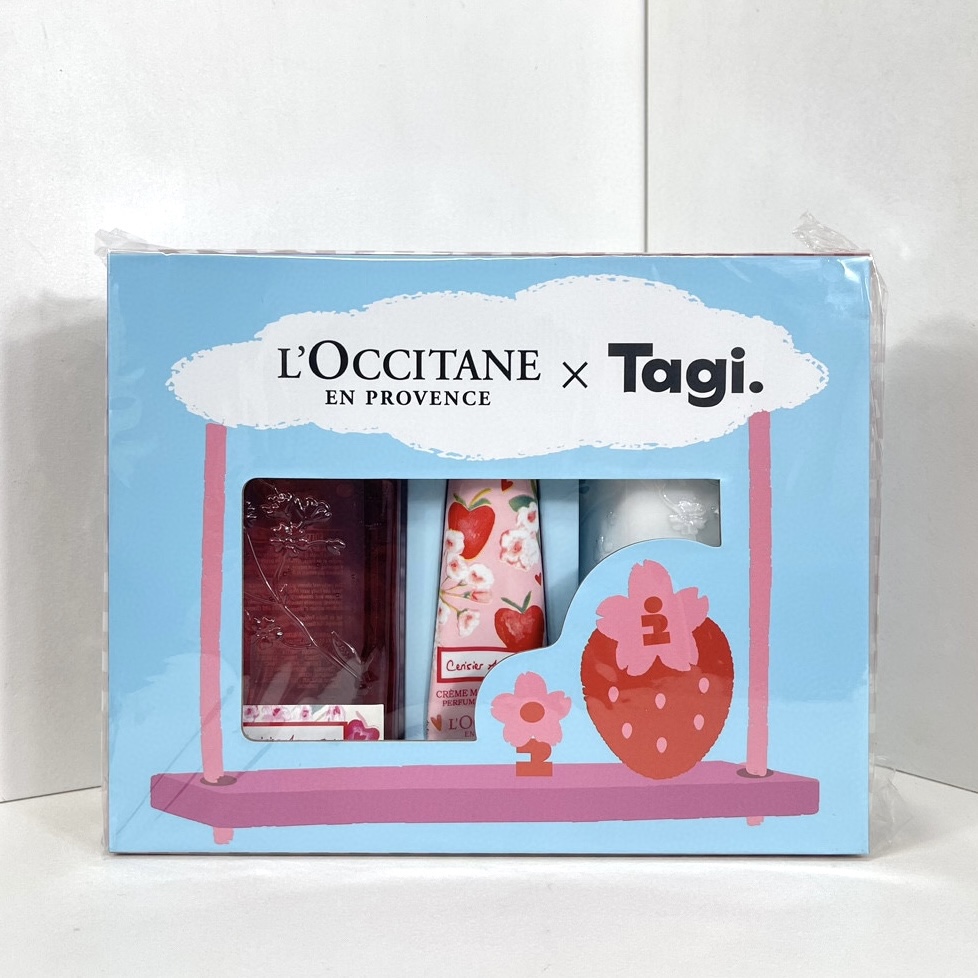 Set de L'Occitane Berry Love! Incluye: loción corporal 250ml, gel de ducha 250ml, crema de manos 30ml.