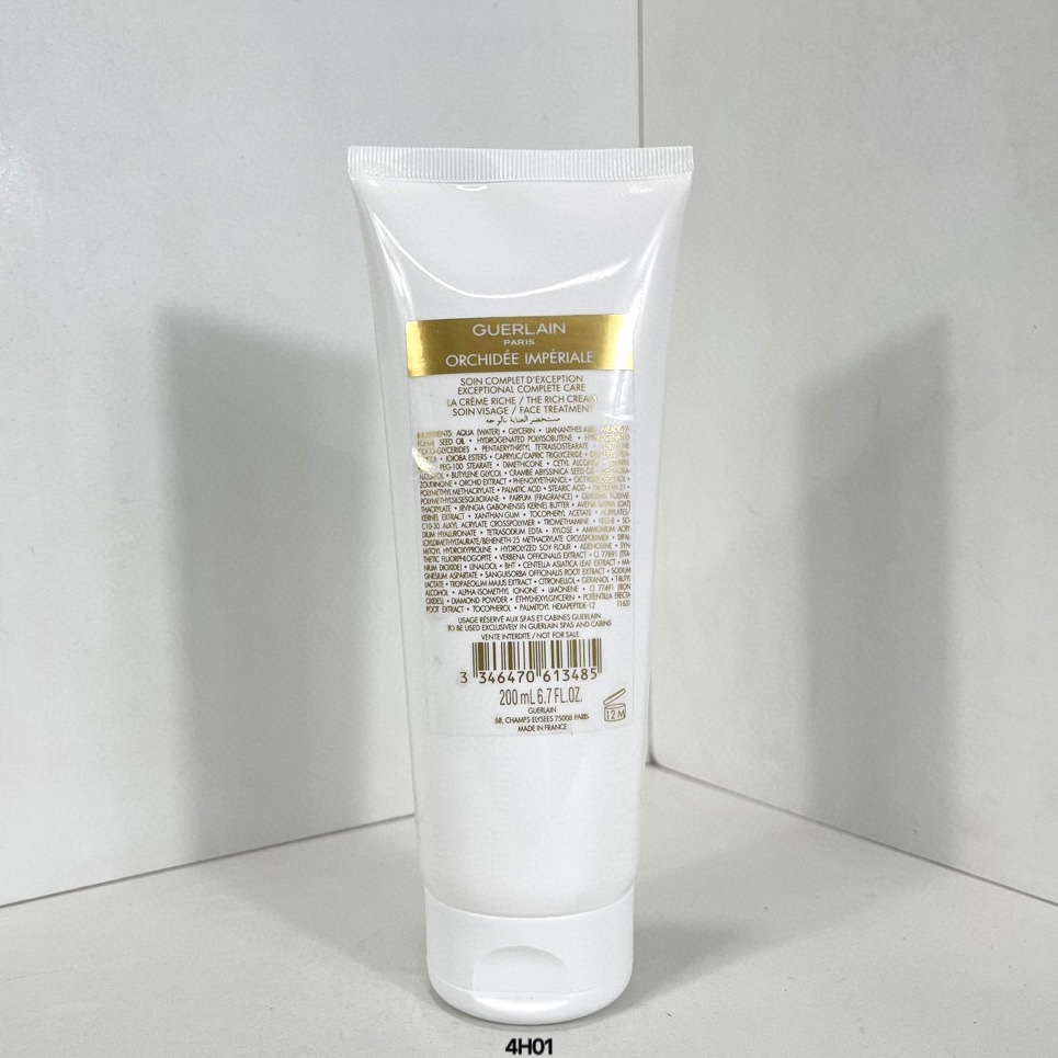 Crema facial Orquídea Imperial de Guerlain, tamaño profesional 200ml. Efecto: tipo rico. Crema facial Orquídea Imperial…