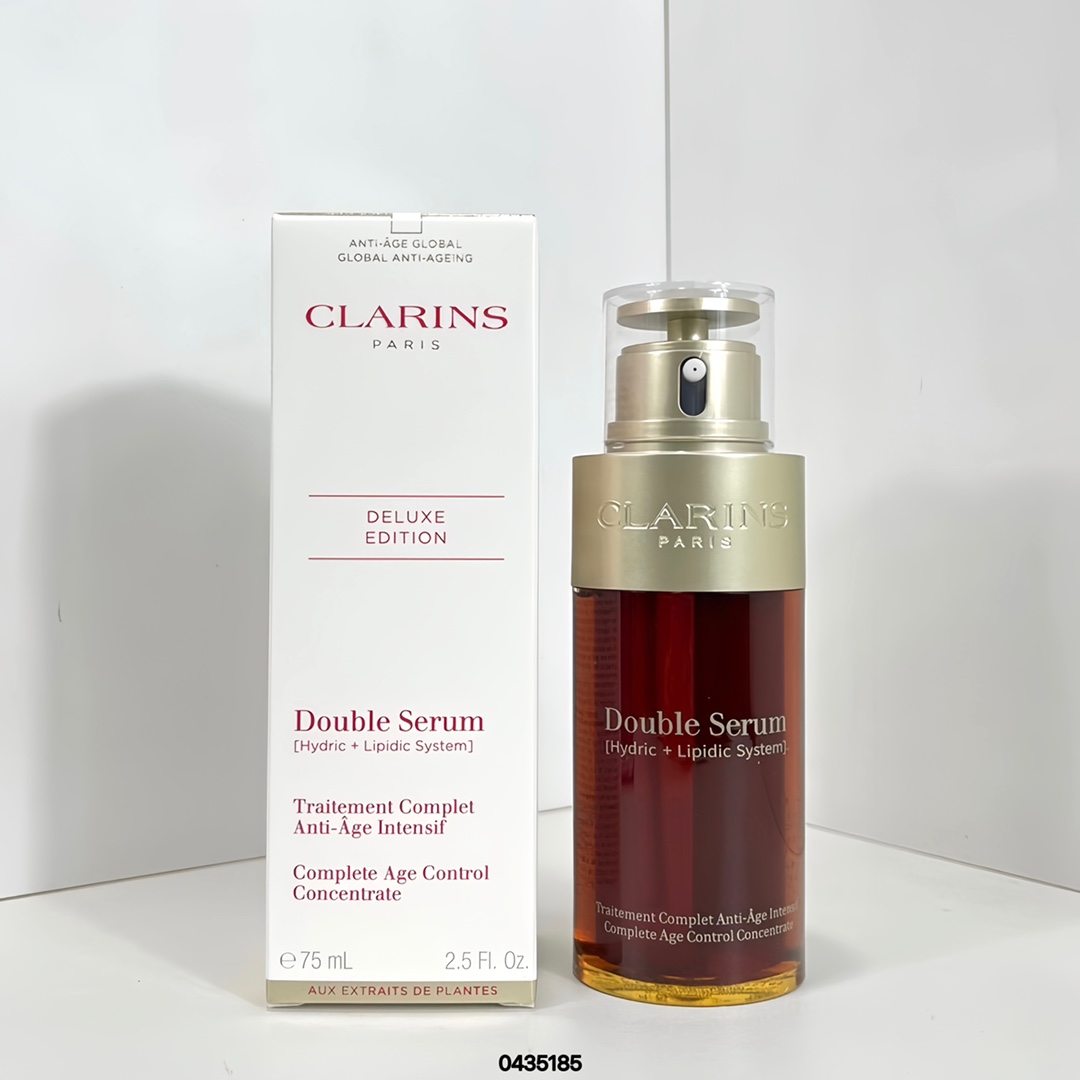 66! Esencia Doble de Clarins 75ml Versión Oficial Web, fecha más reciente❗️Con etiqueta en chino‼️Esencia Doble de Oro …