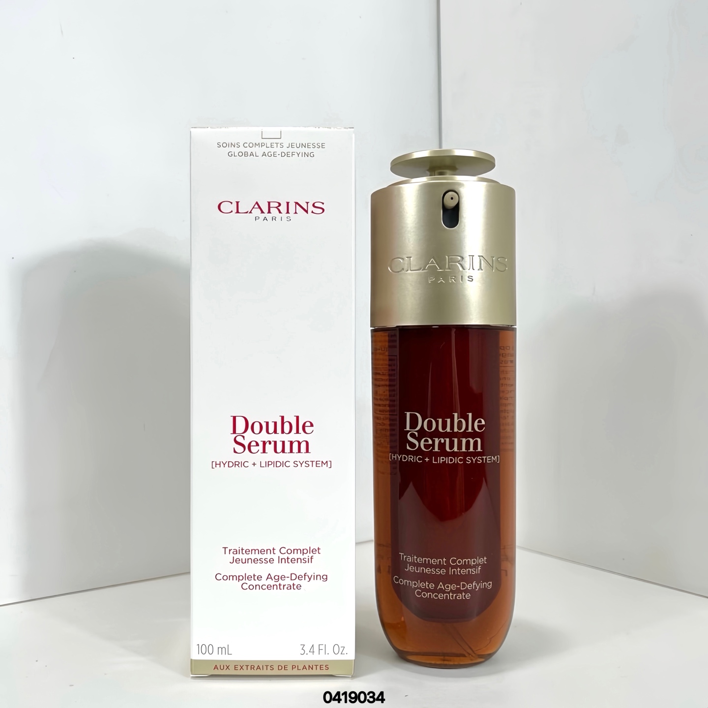 40 versión premium （nota del pedido: versión premium nueva doble esencia 100ml） Nueva versión de Clarins pequeño gordit…