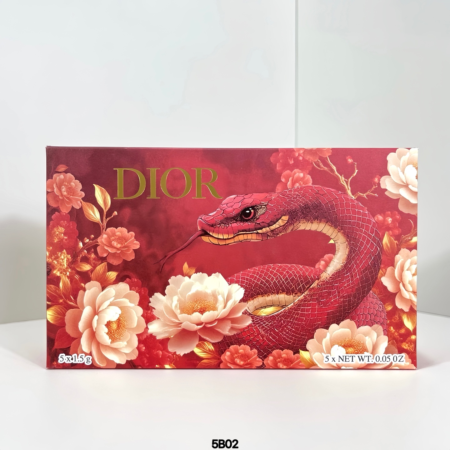 90💰
迪奥红蛇蓝金口红小样五件套！内含：1.5g*5。色号：新丝绒999-新丝绒100-新丝绒840-新丝绒764-新丝绒760。