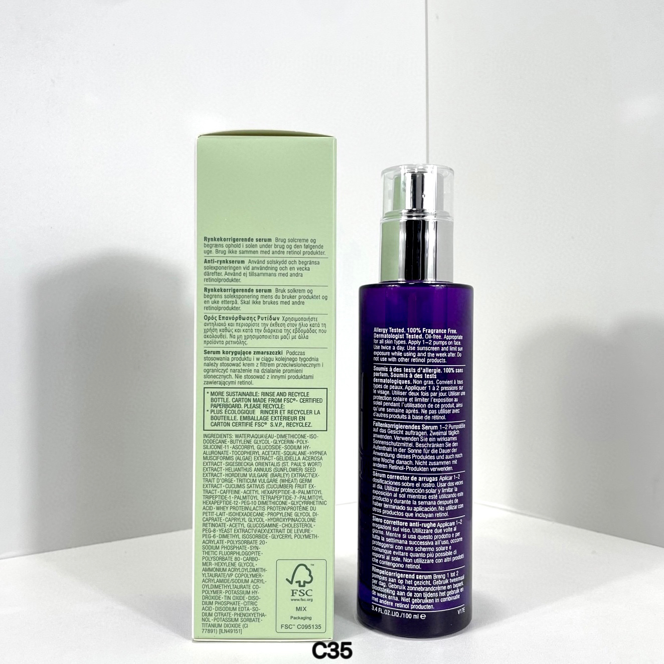 专/45💰50ml单支
专/55💰100ml单支
专/100💰100ml套装
倩碧紫光瓶精华50ml
倩碧紫光瓶精华100ml
倩碧紫光瓶精华两件套 内含 100ml*2