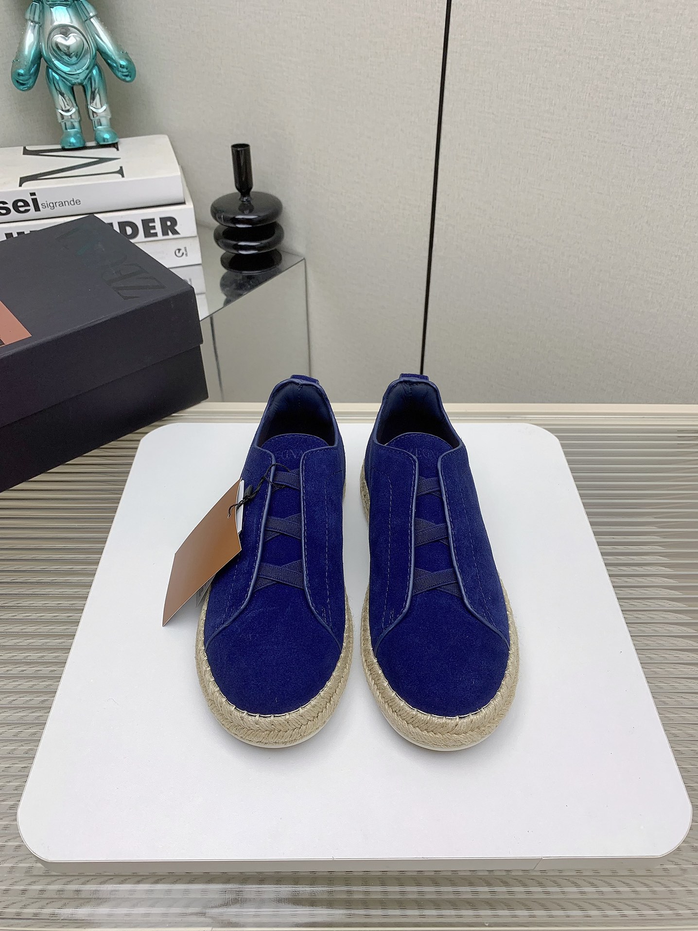 Zegna 2024SS Luxury Fisherman Shoes with Triple Stitch Detail (High Quality) - 图片 9