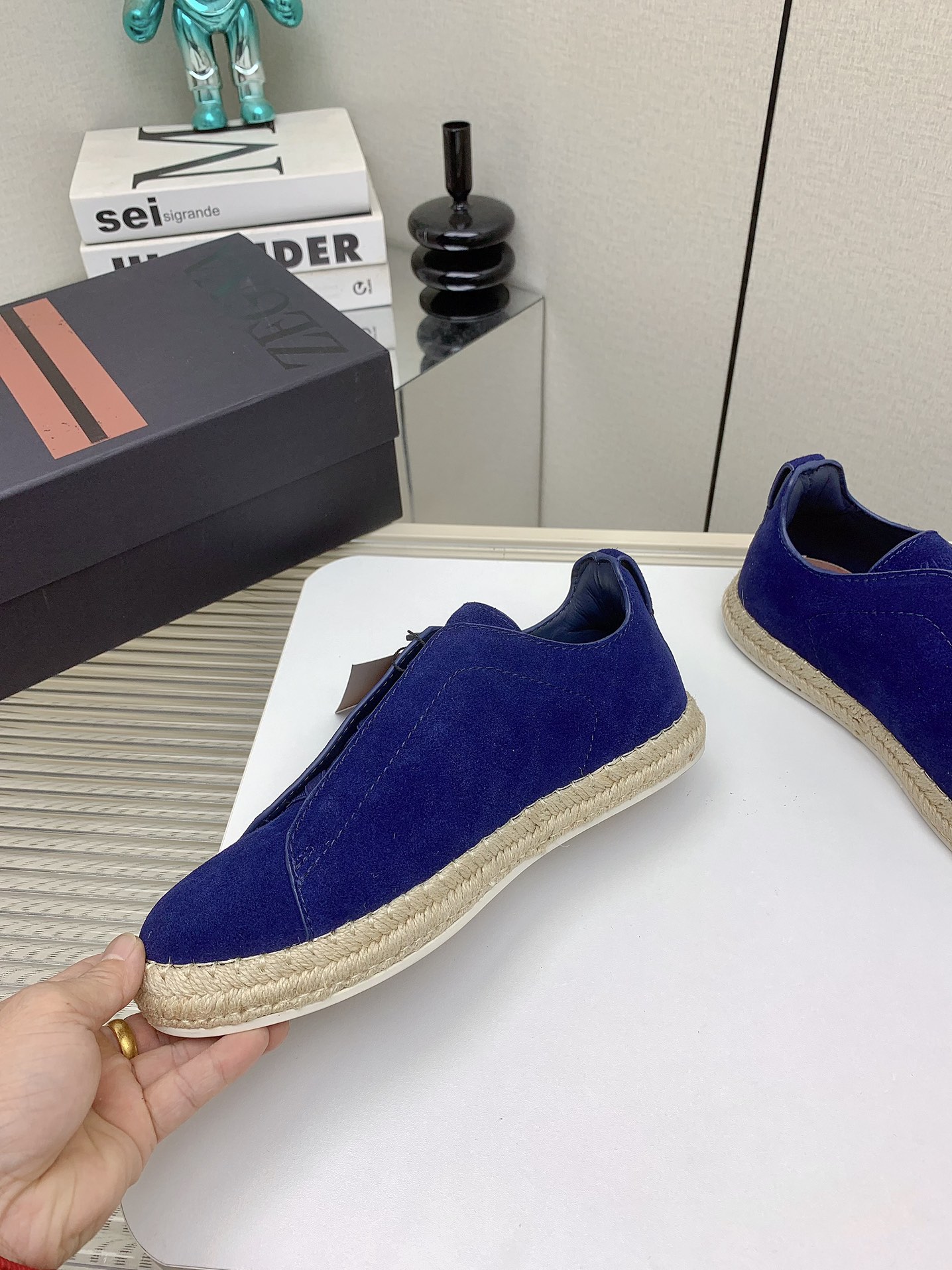 Zegna 2024SS Luxury Fisherman Shoes with Triple Stitch Detail (High Quality) - 图片 3