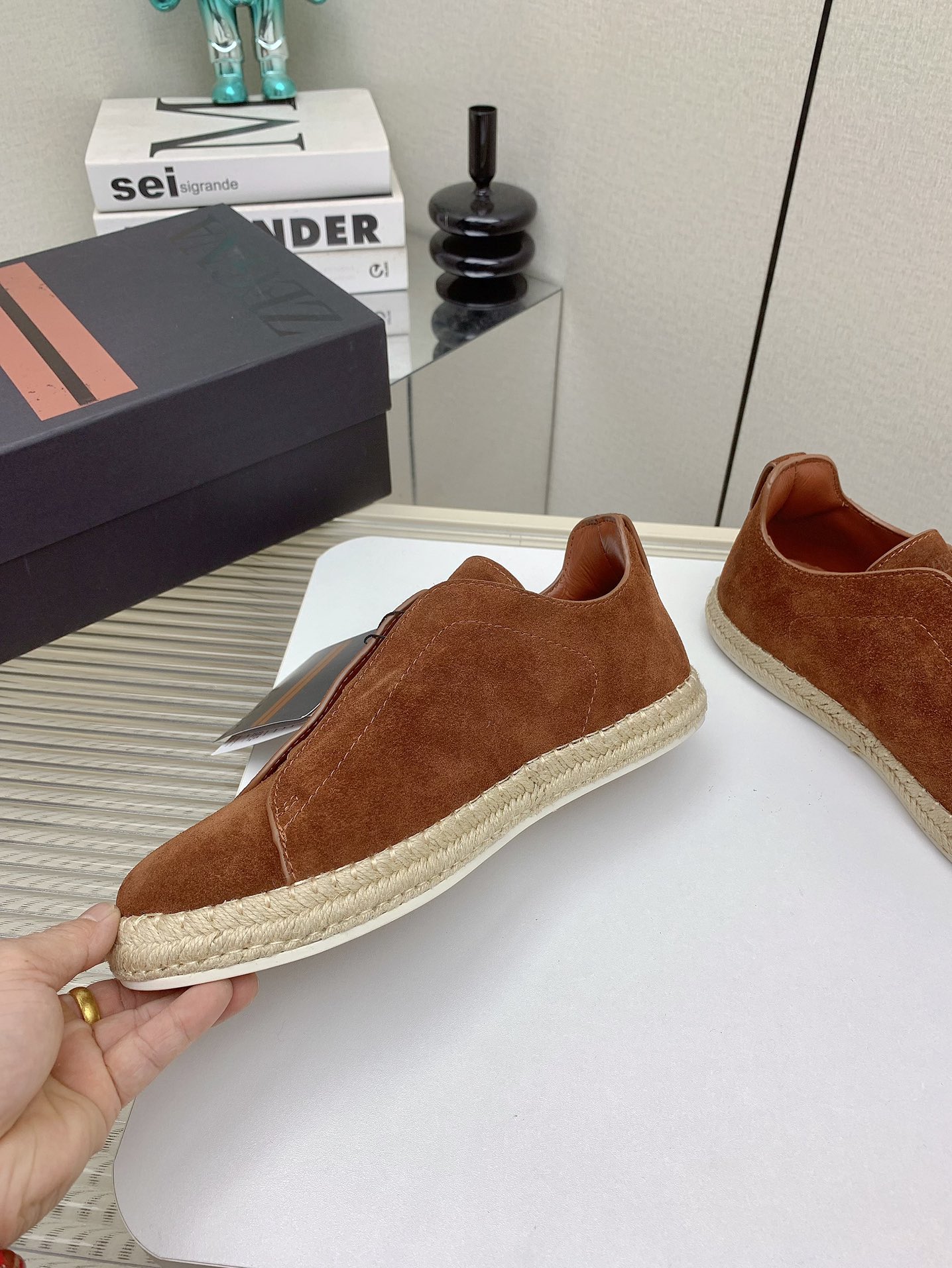 Zegna 2024SS Luxurious Fisherman Shoes: Triple Stitch Detail, Lightweight Comfort. - 图片 3