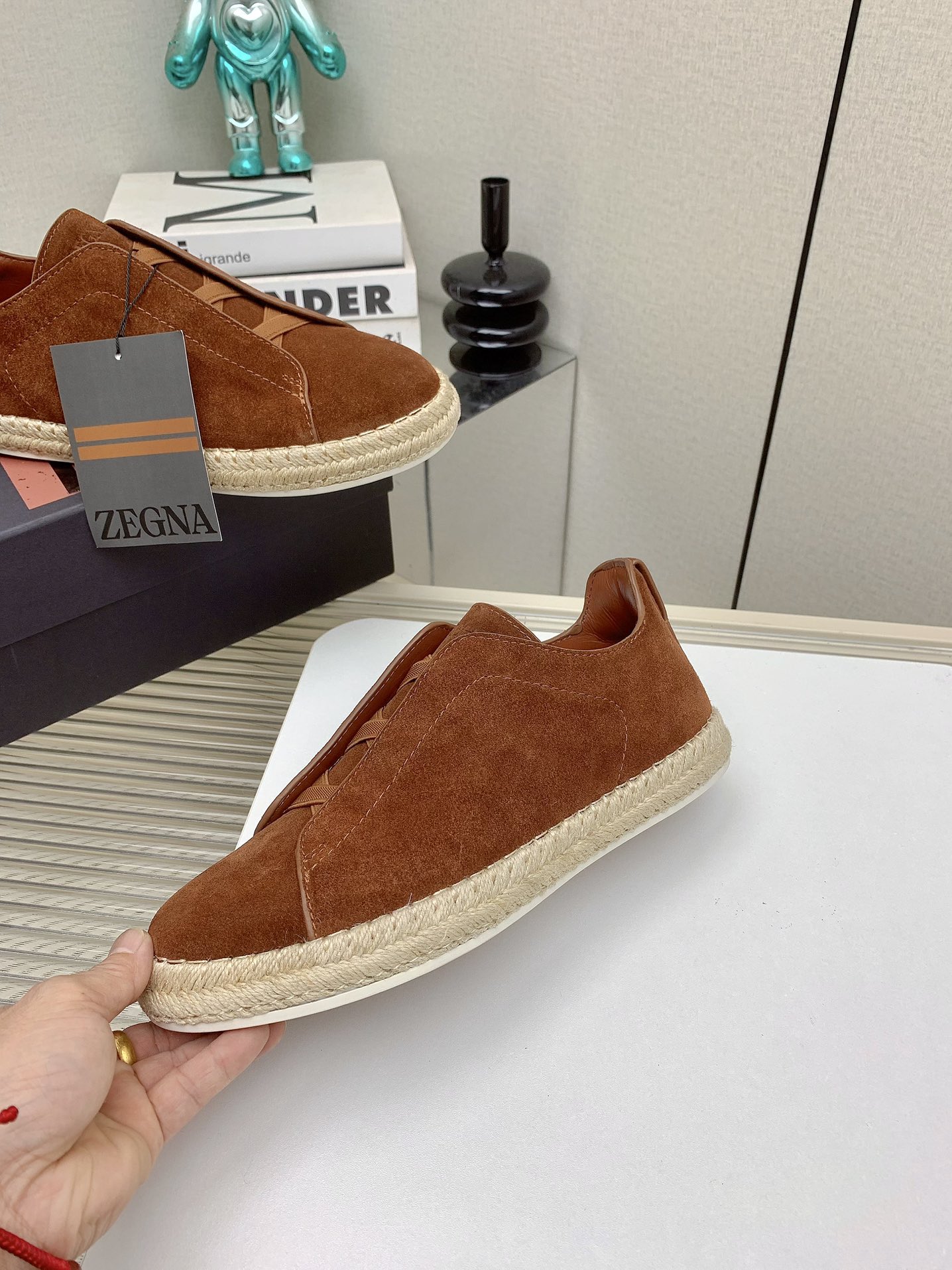 Zegna 2024SS Luxurious Fisherman Shoes: Triple Stitch Detail, Lightweight Comfort. - 图片 5