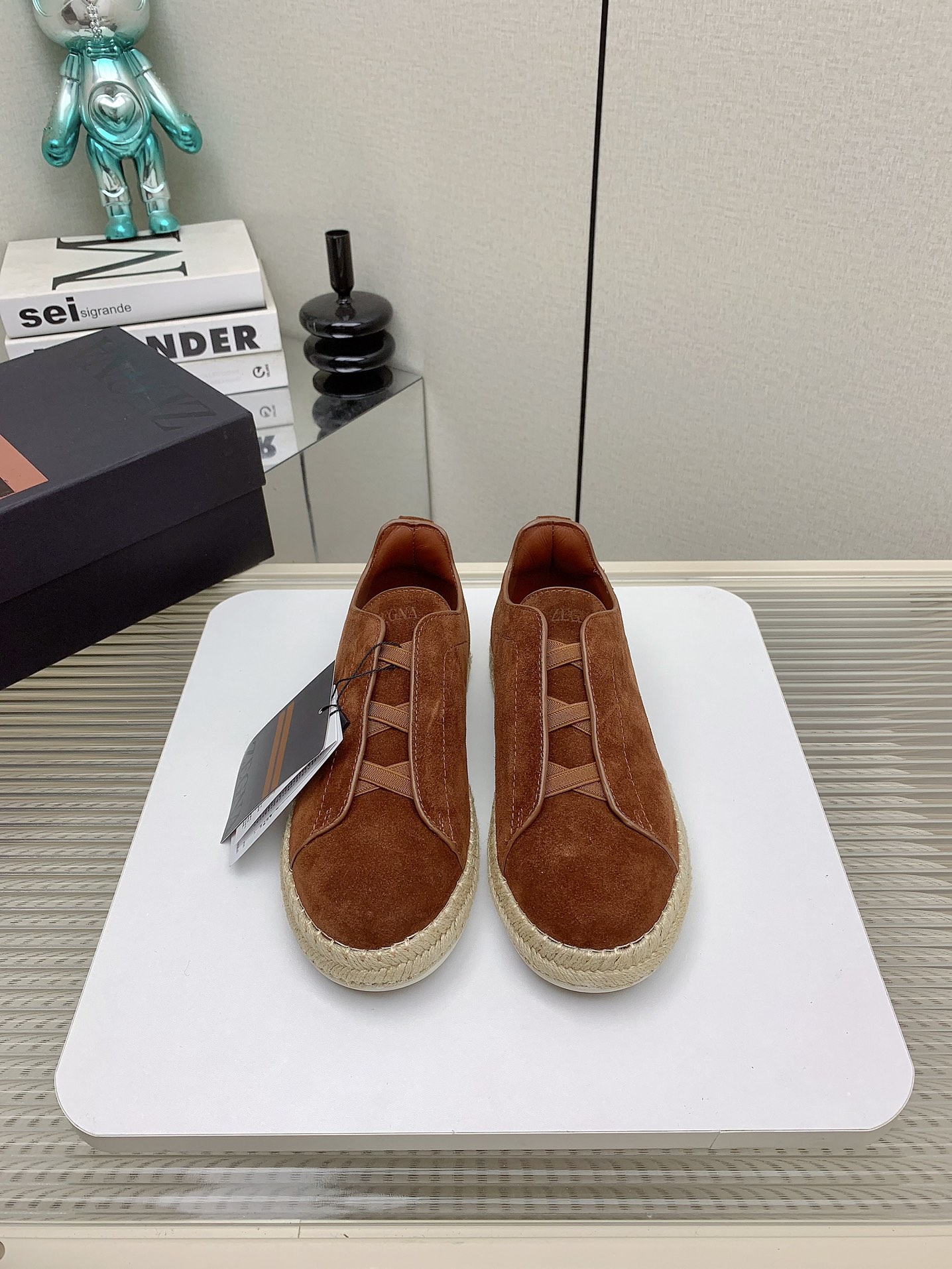 Zegna 2024SS Luxurious Fisherman Shoes: Triple Stitch Detail, Lightweight Comfort. - 图片 9
