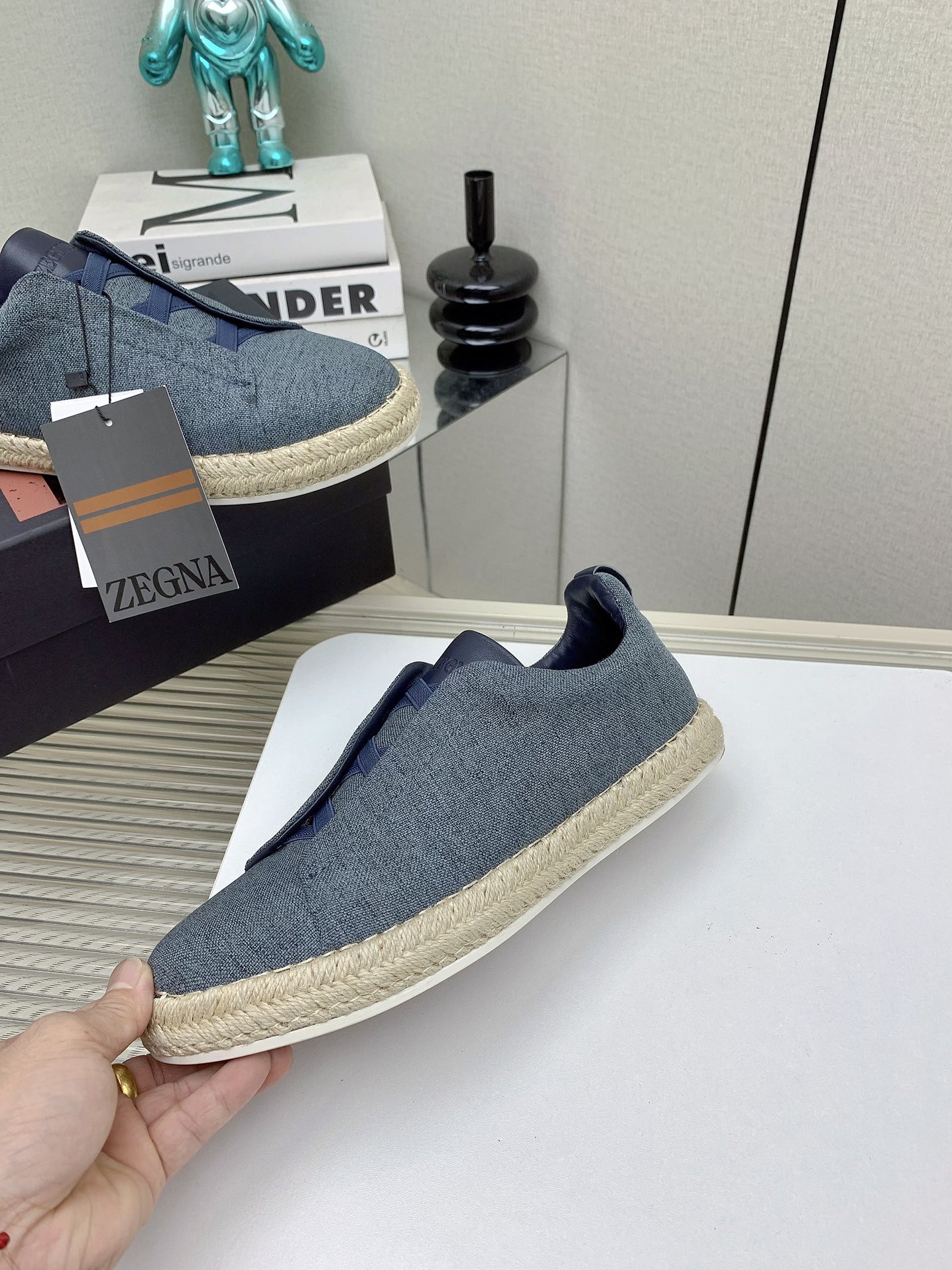 Zegna 2024SS Luxury Fisherman Shoes with Triple Stitch Detail (High Quality) - 图片 6
