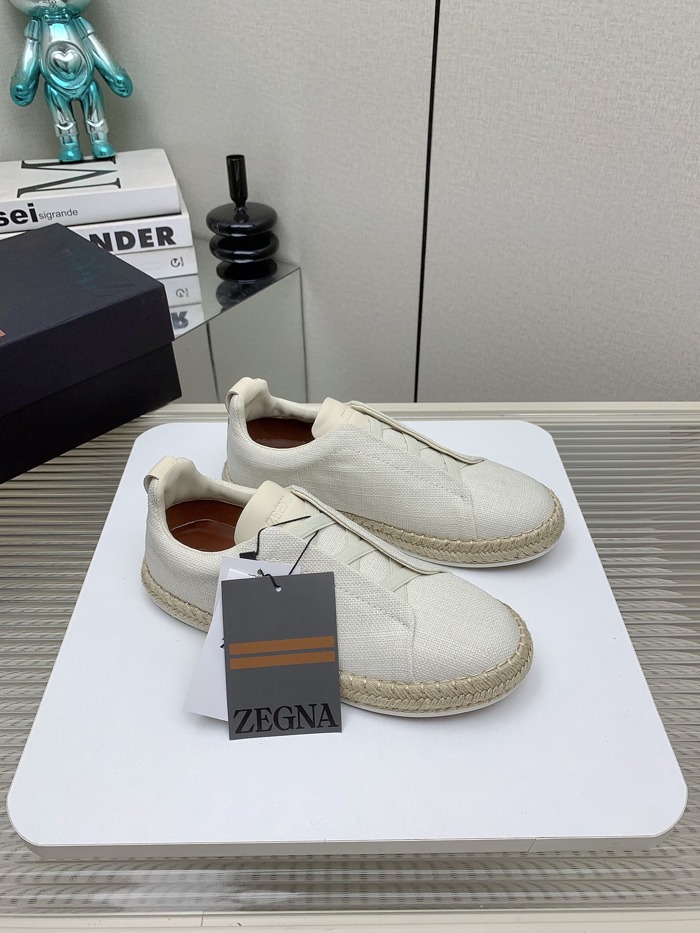 Zegna 2024SS Luxury Fisherman Shoes: Triple Stitch Detail, Comfortable and Stylish. - 图片 1