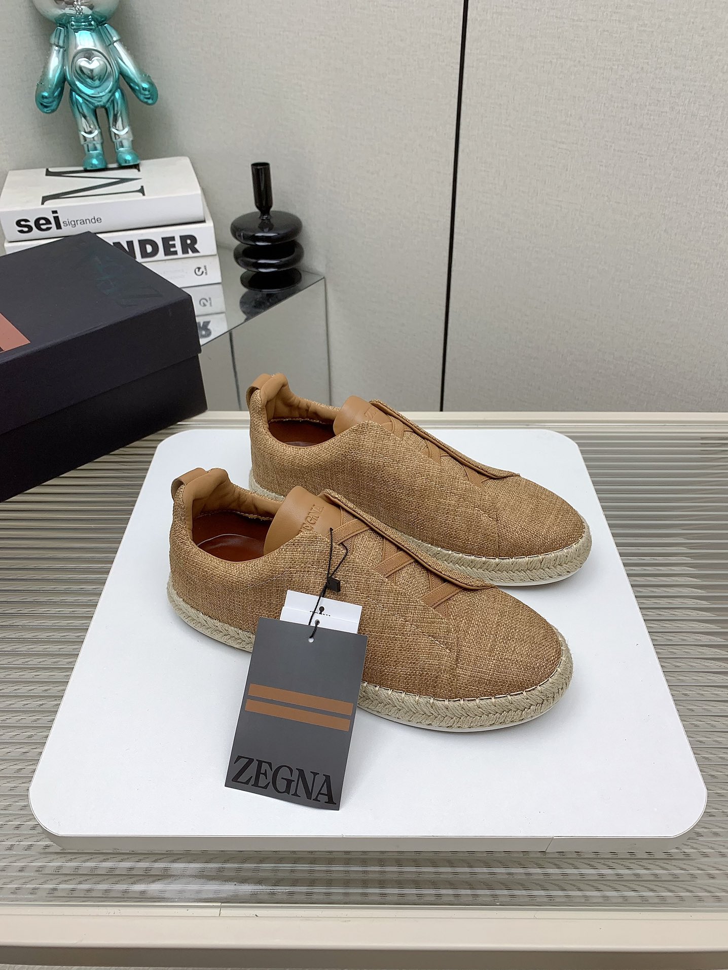 Zegna 2024SS Luxury Fisherman Shoes with Triple Stitch Detail (High Quality) - 图片 1