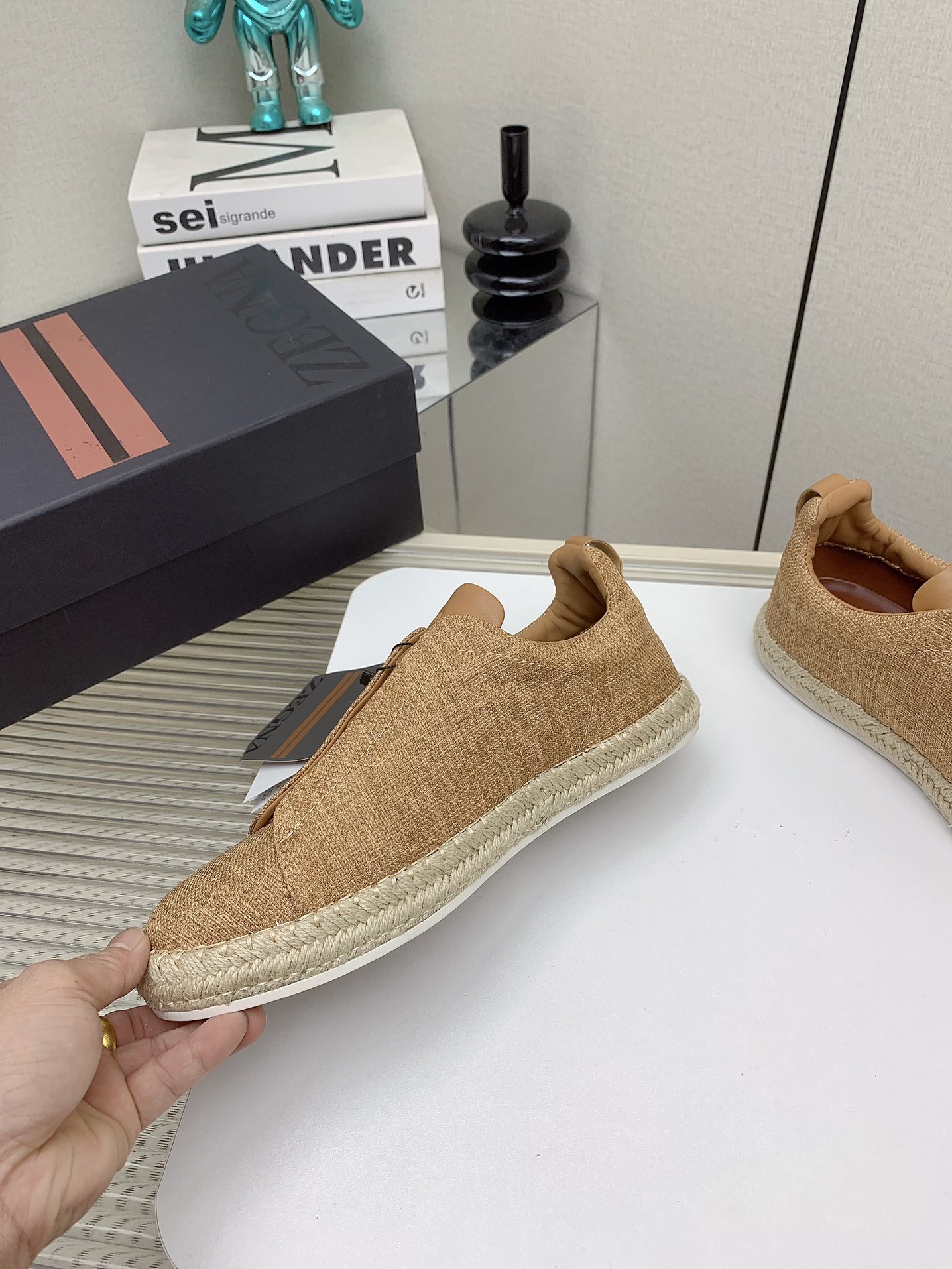 Zegna 2024SS Luxury Fisherman Shoes with Triple Stitch Detail (High Quality) - 图片 3