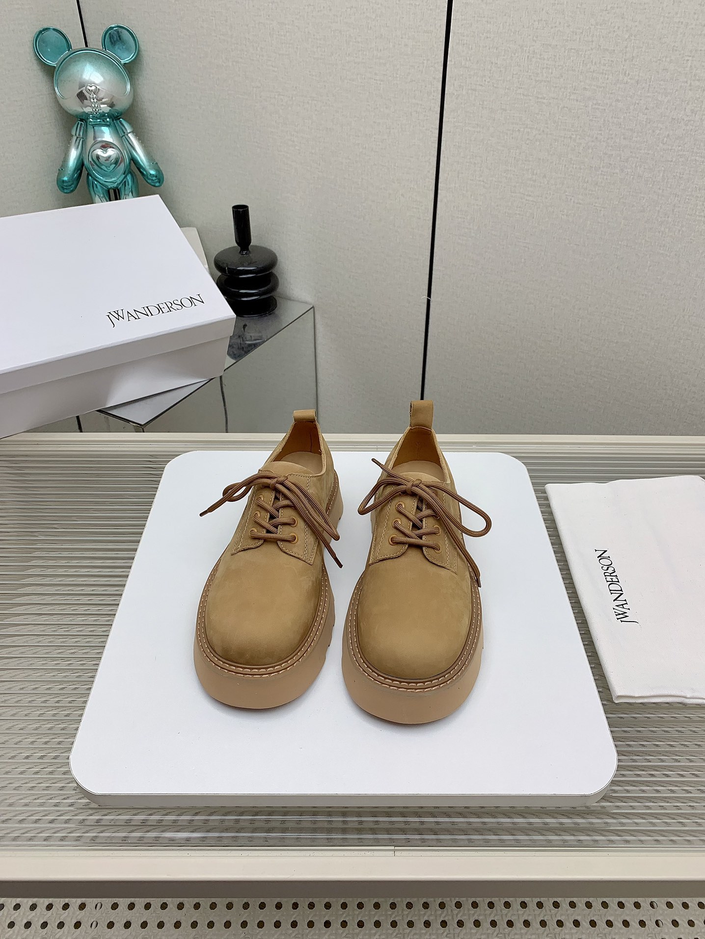 “High-End JW Anderson Sandals: Imported Leather, Eva Sole, Sizes 35-41” - 图片 2