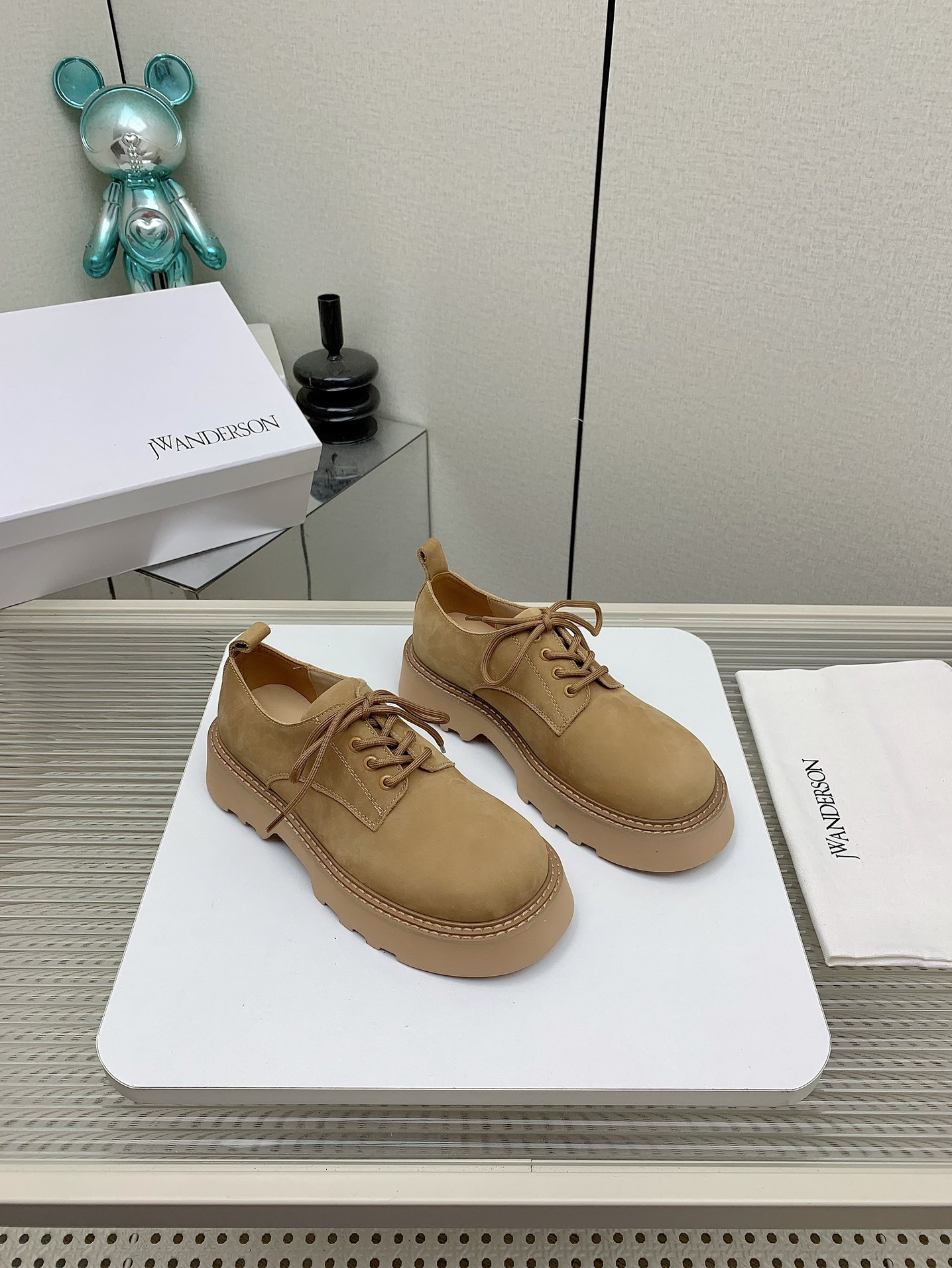 “High-End JW Anderson Sandals: Imported Leather, Eva Sole, Sizes 35-41”
