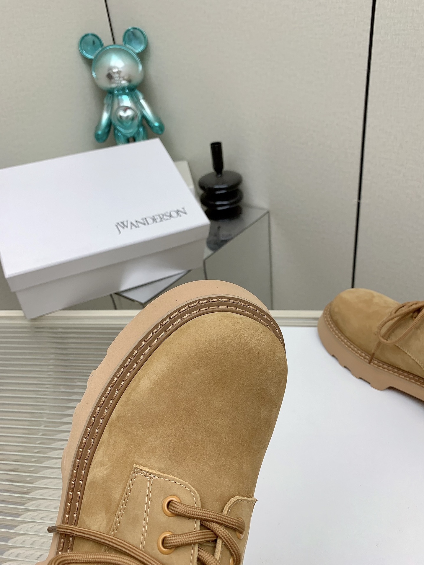 “High-End JW Anderson Sandals: Imported Leather, Eva Sole, Sizes 35-41” - 图片 8