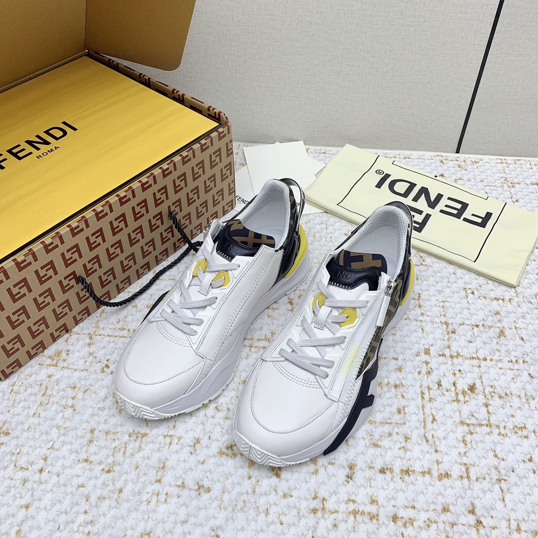 NO:241416,(High version) Fendi 25ss Spring and Summer New FLOW Men's Sneakers Fendi Spring and Summer New Men's Shoes Fendi Fashion Flow New Colors Coming and Desirable Fashion High-quality Fabric Comfortable and Desirable Shows a unique taste during walking Easy to become the focus of the street With elastic bands, side zippers, corrugated sole engraved with F The heel is decorated with harness Fendi Flow Black suede mixed material FF patterned tongue Ultralight wear-resistant EVA outsole Size 39-46 (customized for 45, 46), casual shoes/sports shoes, fendi, fendi, sneakers, chamois leather19860909（高版本）  Fendi 芬迪 25ss春夏新品FLOW 男士一脚蹬运动鞋Fendi春夏新款男鞋 Fendi时尚Flow 新色来袭 潮流感十足 优质面料 舒适耐穿 行走间尽显独特品味 轻松成为街头焦点 搭配松紧带、侧拉链,刻有F的波纹鞋底 鞋跟饰有凸纹Fendi Flow字样 黑色麂皮混合材质 FF图案鞋舌 超轻耐磨EVA大底 码数39-46（45、46定做）,休闲鞋/运动鞋,fendi,fendi,sneakers,chamois leather,Women's Shoes