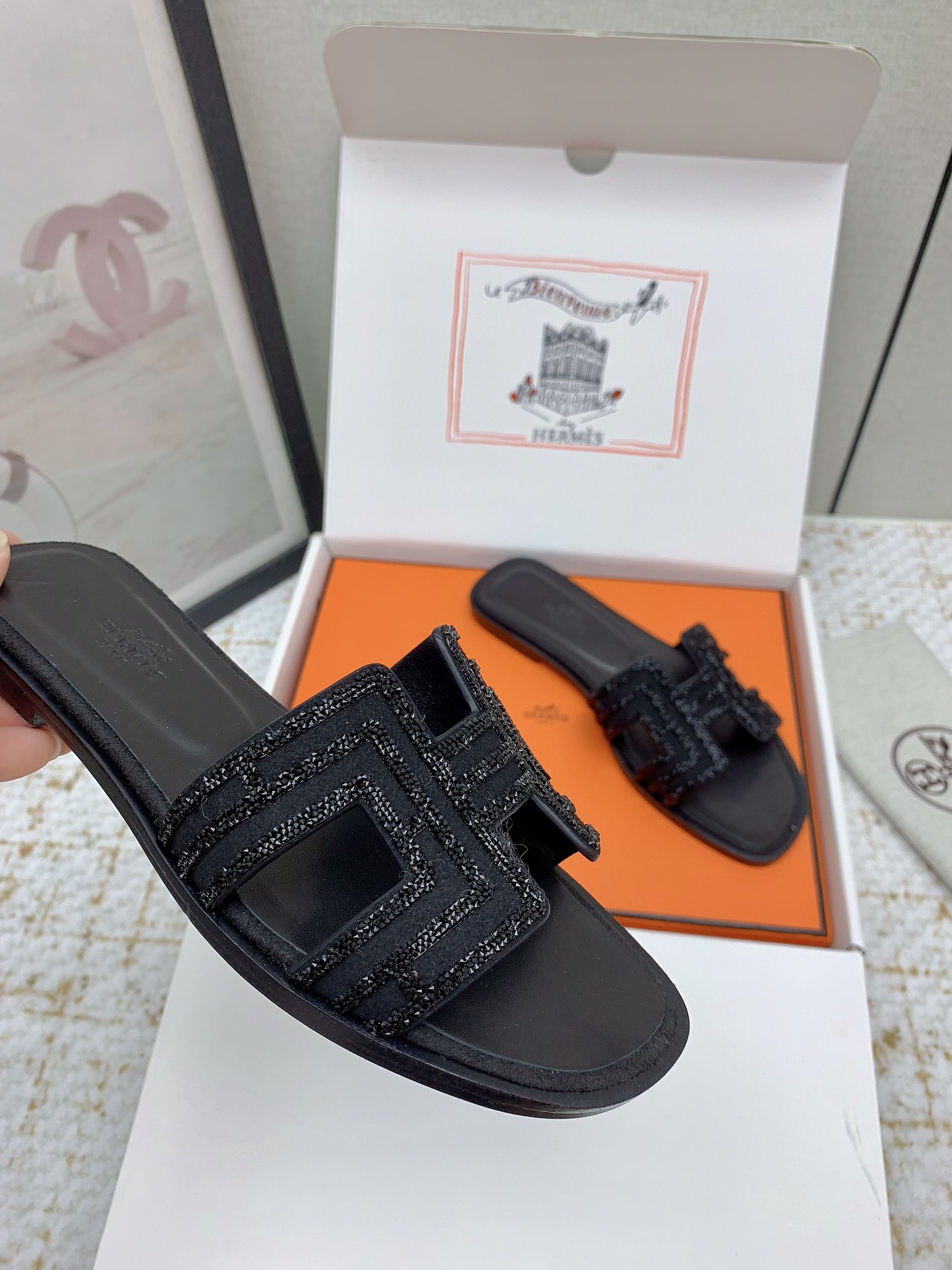 Elegant Oran Sandals - Designer Inspired Slides - Comfortable and Chic, Size 35-42 10 i1750231618 2953 8
