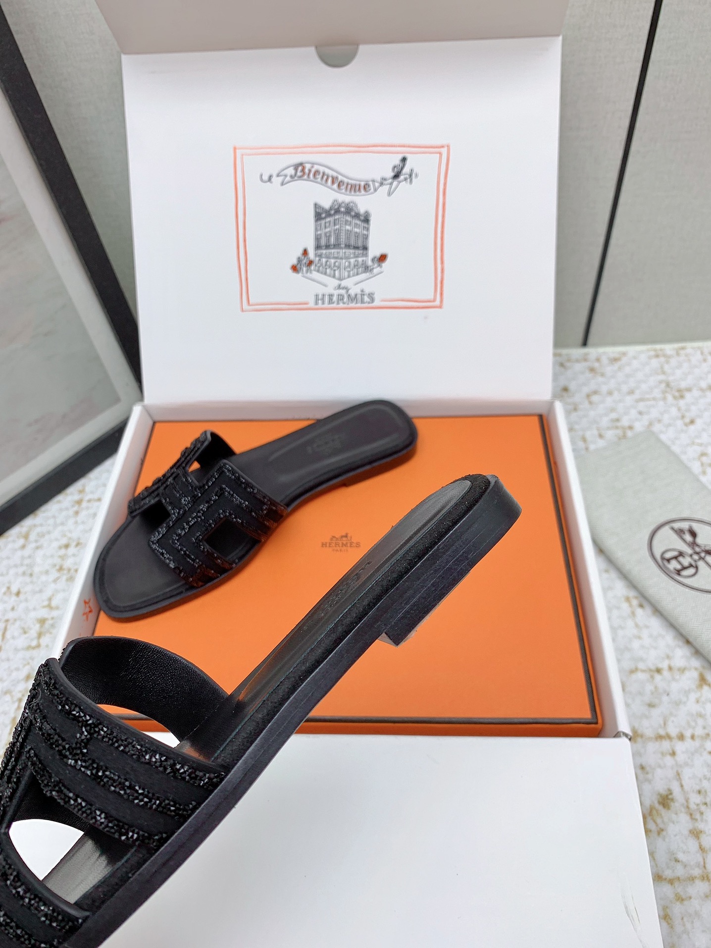 Elegant Oran Sandals - Designer Inspired Slides - Comfortable and Chic, Size 35-42 8 i1750231618 7512 3