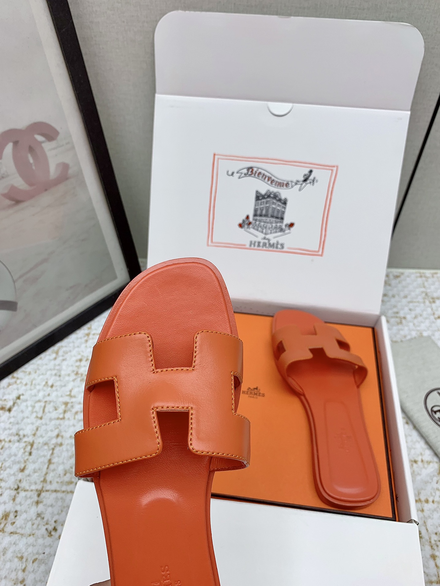 Hermès Oran Leather Sandals - Iconic Style, Comfortable Fit, Sizes 35-42 9 i1750232542 3897 8