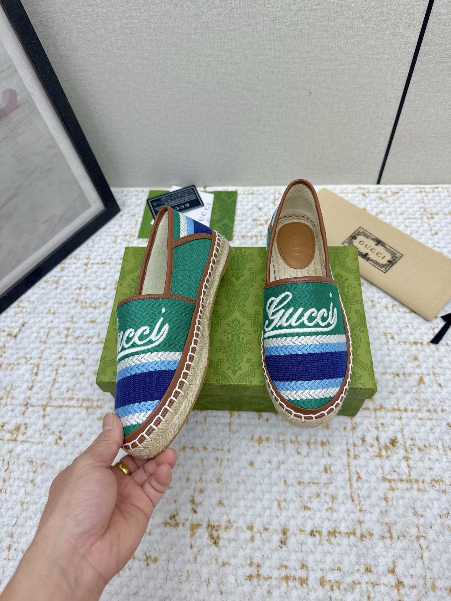 Gucci Women's Espadrille Slip-On Loafers - Stylish Comfort, Sizes 35-42 4 i1751856838708 7862 0 3