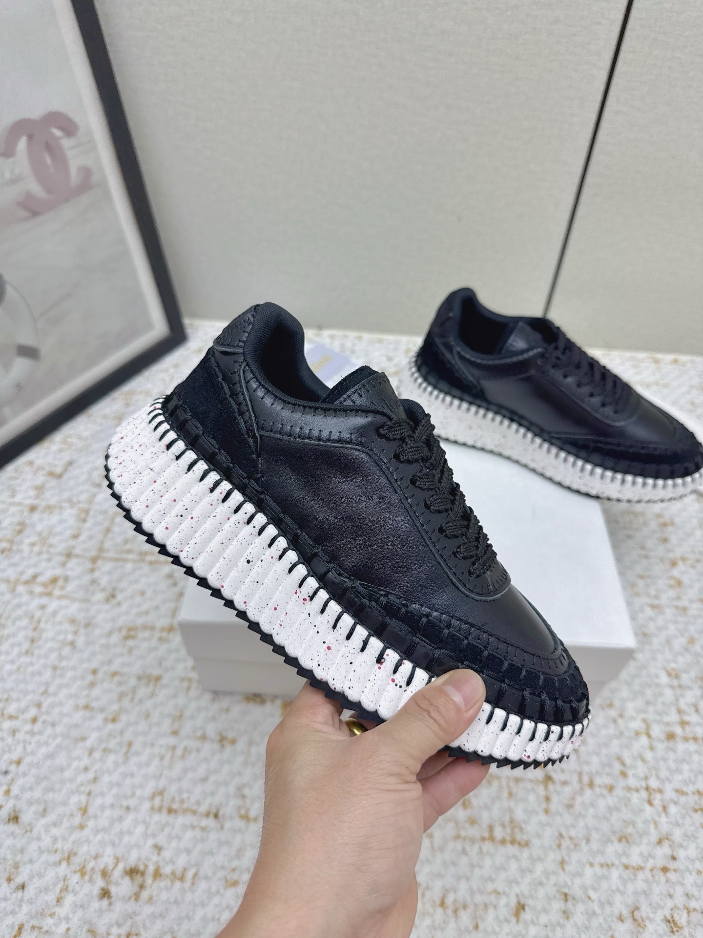 High-Fashion Chloe Shoes: 5 Colors, Premium Materials, Lightweight Soles (950) - 图片 6