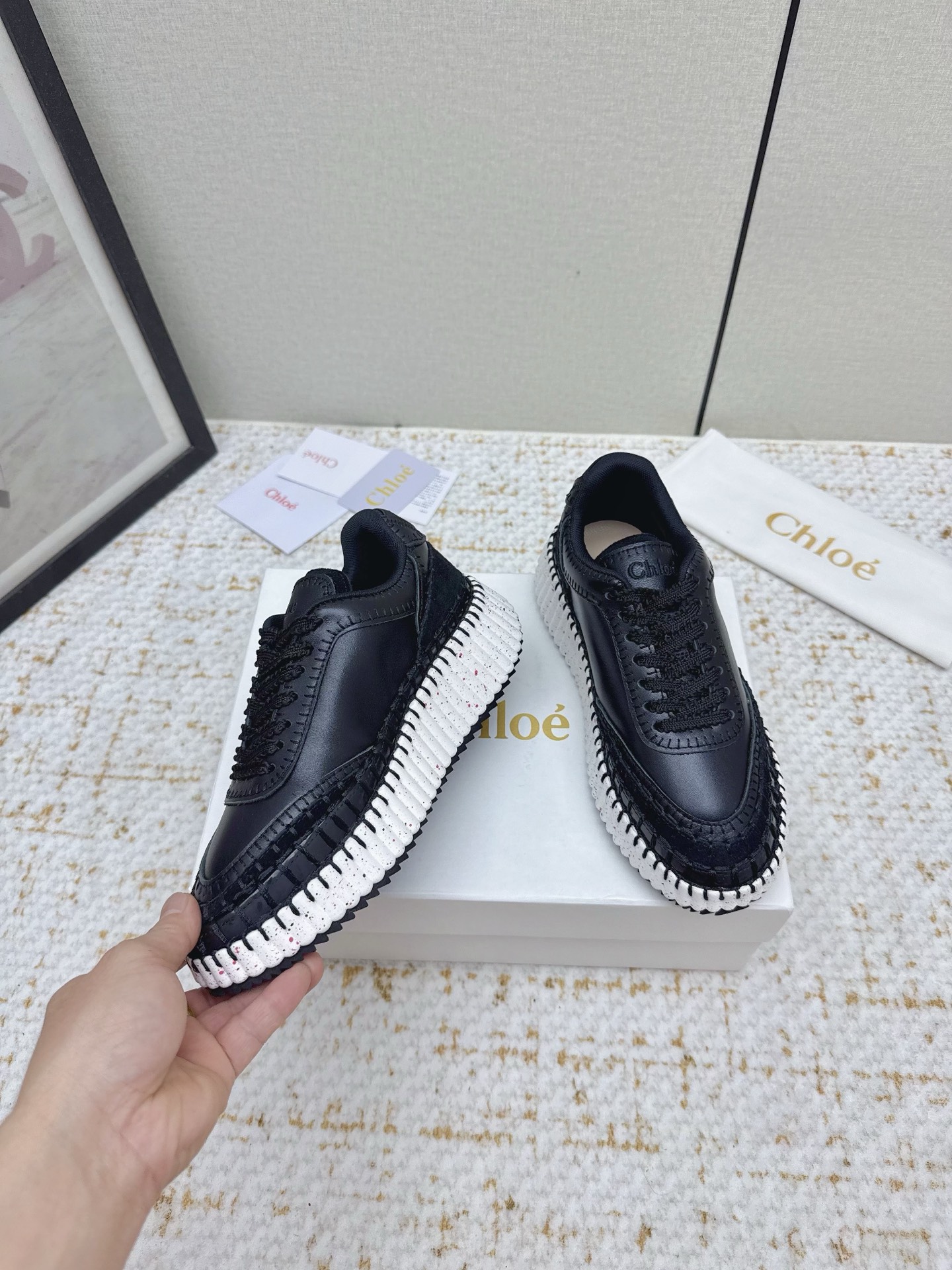 High-Fashion Chloe Shoes: 5 Colors, Premium Materials, Lightweight Soles (950) - 图片 4