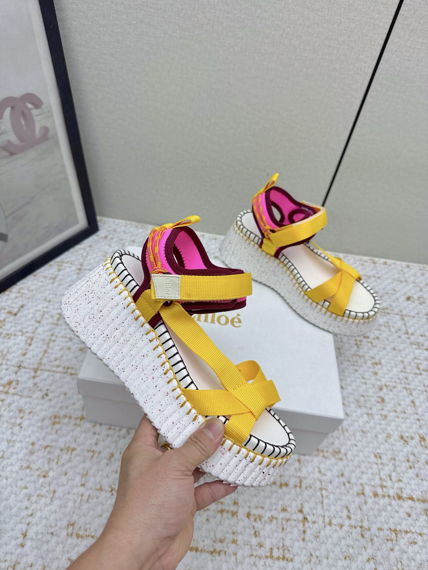 Chol’s 2024s: Stylish High Production Sandals with Imported Velvet and Super-Light Rubber Sole - 图片 5