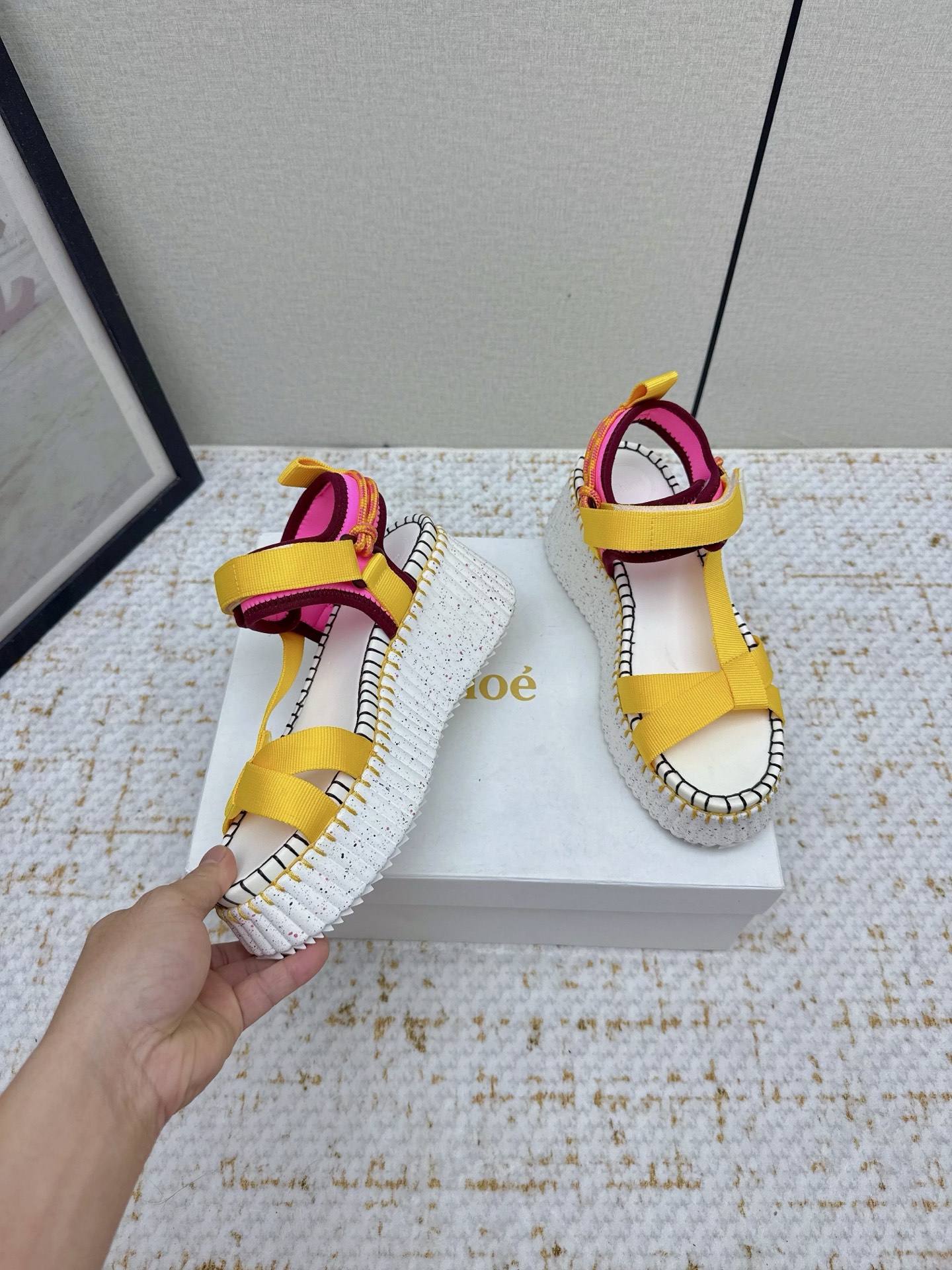 Chol’s 2024s: Stylish High Production Sandals with Imported Velvet and Super-Light Rubber Sole - 图片 4