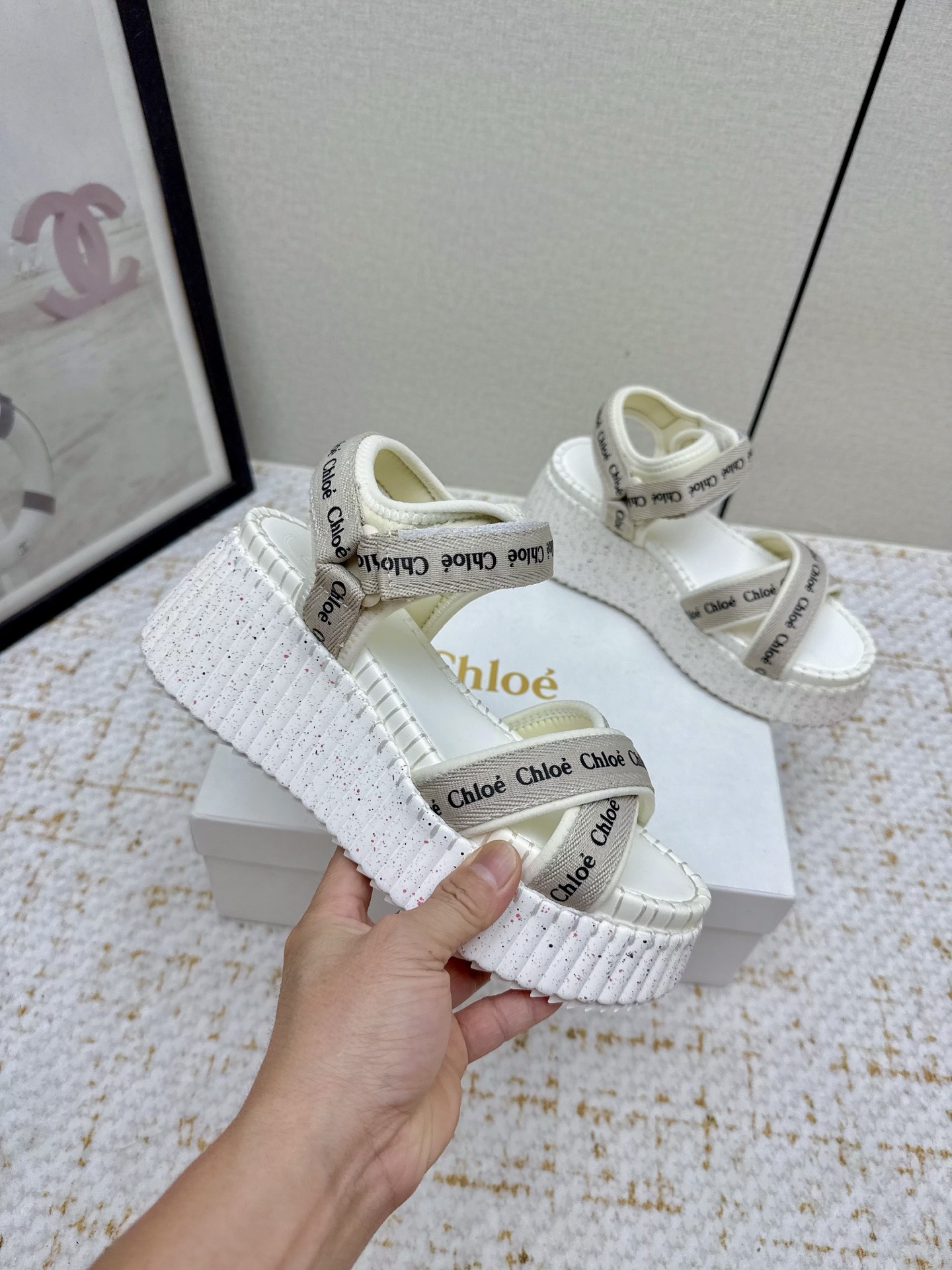 New Chol’s 2024s Sandals: Stylish, Comfortable, and Lightweight with 8CM Bubble Bottom. - 图片 5
