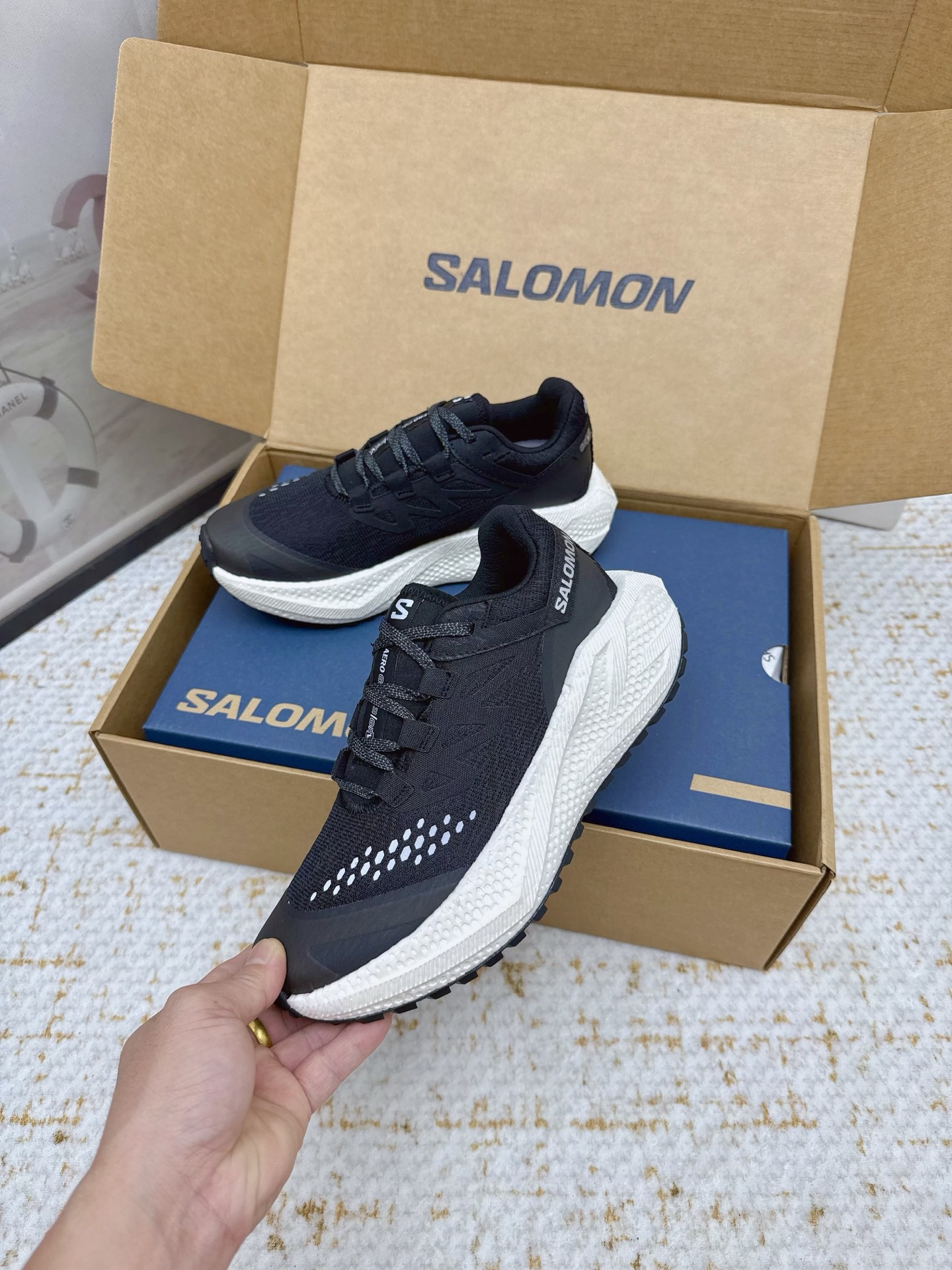 “Salomon 25 Aero Glide 3 GRVL Leisure Sport Shoes with Anti-Fouling Water Protection and Wide Fit” - 图片 5