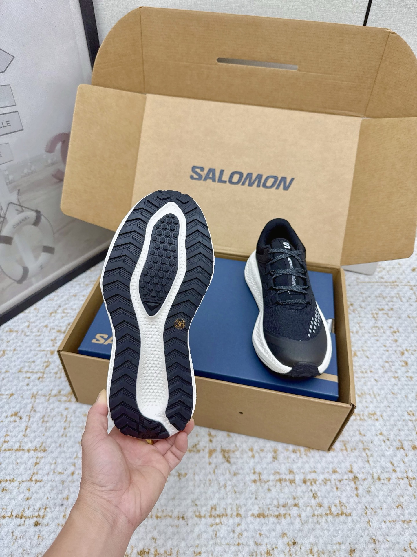 “Salomon 25 Aero Glide 3 GRVL Leisure Sport Shoes with Anti-Fouling Water Protection and Wide Fit” - 图片 6