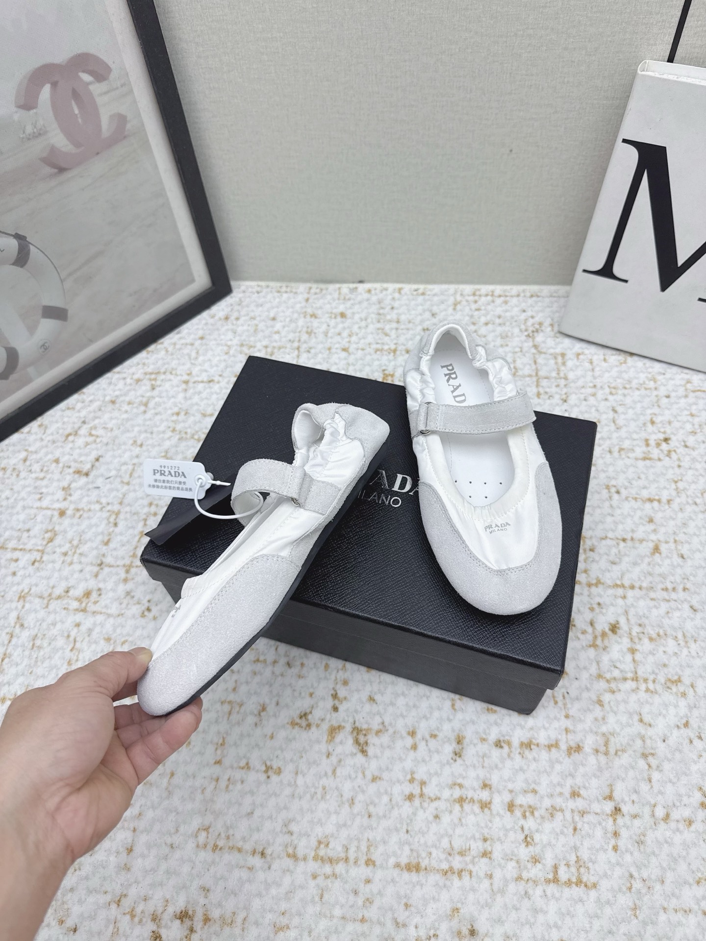 “Prada Prada P’s 25sssfw Recreational Shoes: High-Level Comfort with Cloud-Stepping Gel and Sheepskin” - 图片 4