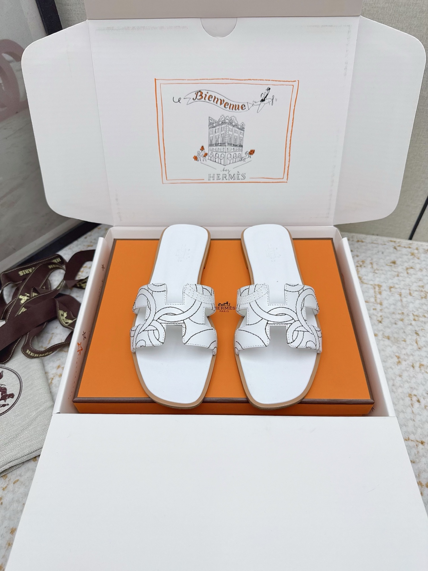 Hermes Style Pink Leather Women's Shoes Lookbook Reference image 1