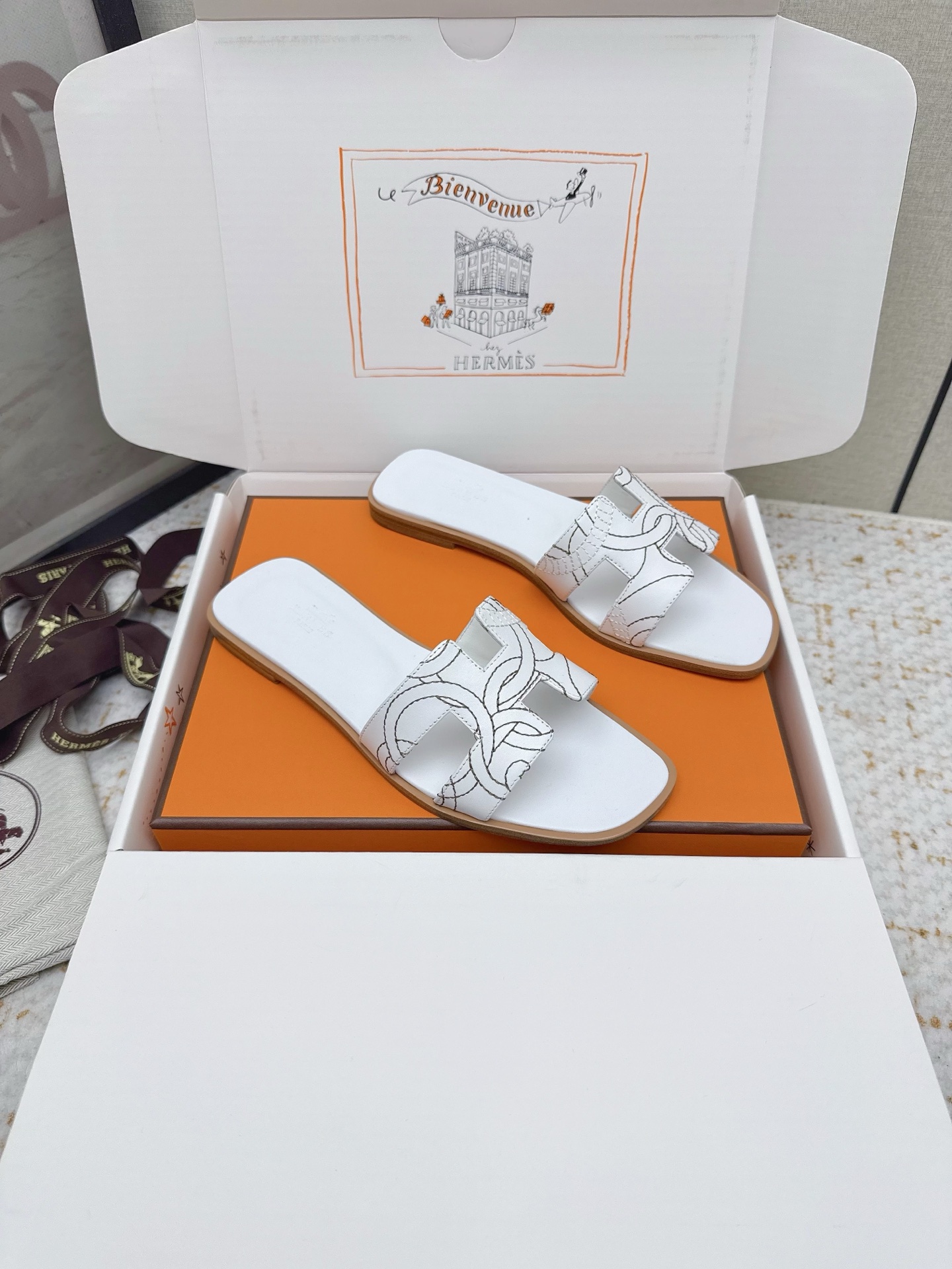 Hermes Style Pink Leather Women's Shoes Lookbook Reference image 2