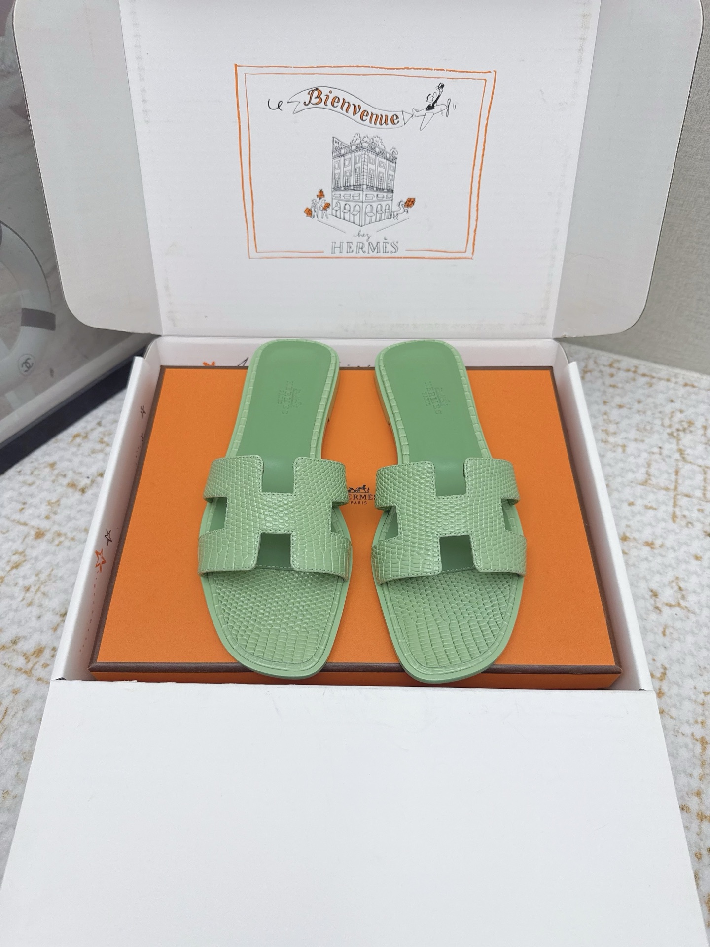 Hermes Style Pink Leather Women's Shoes Lookbook Reference image 1