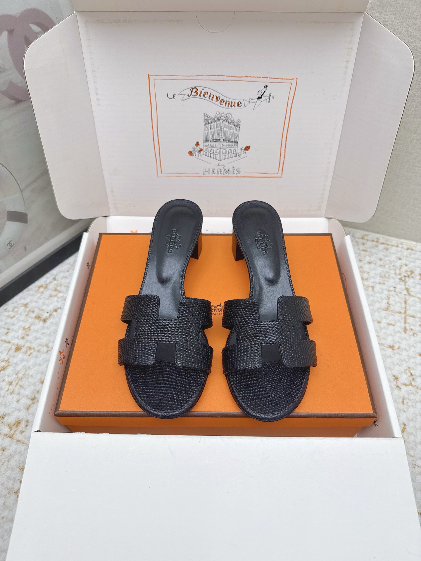 Hermes Style Pink Leather Women's Shoes Lookbook Reference image 1