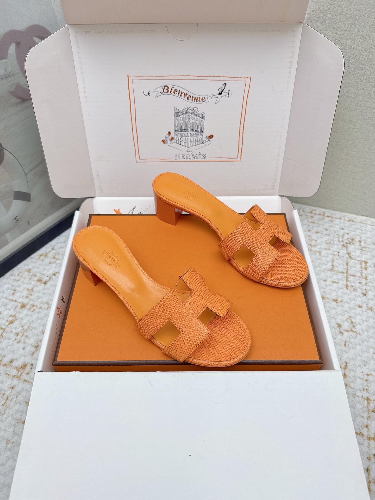 Hermes Style Pink Leather Women's Shoes Lookbook Reference image 2