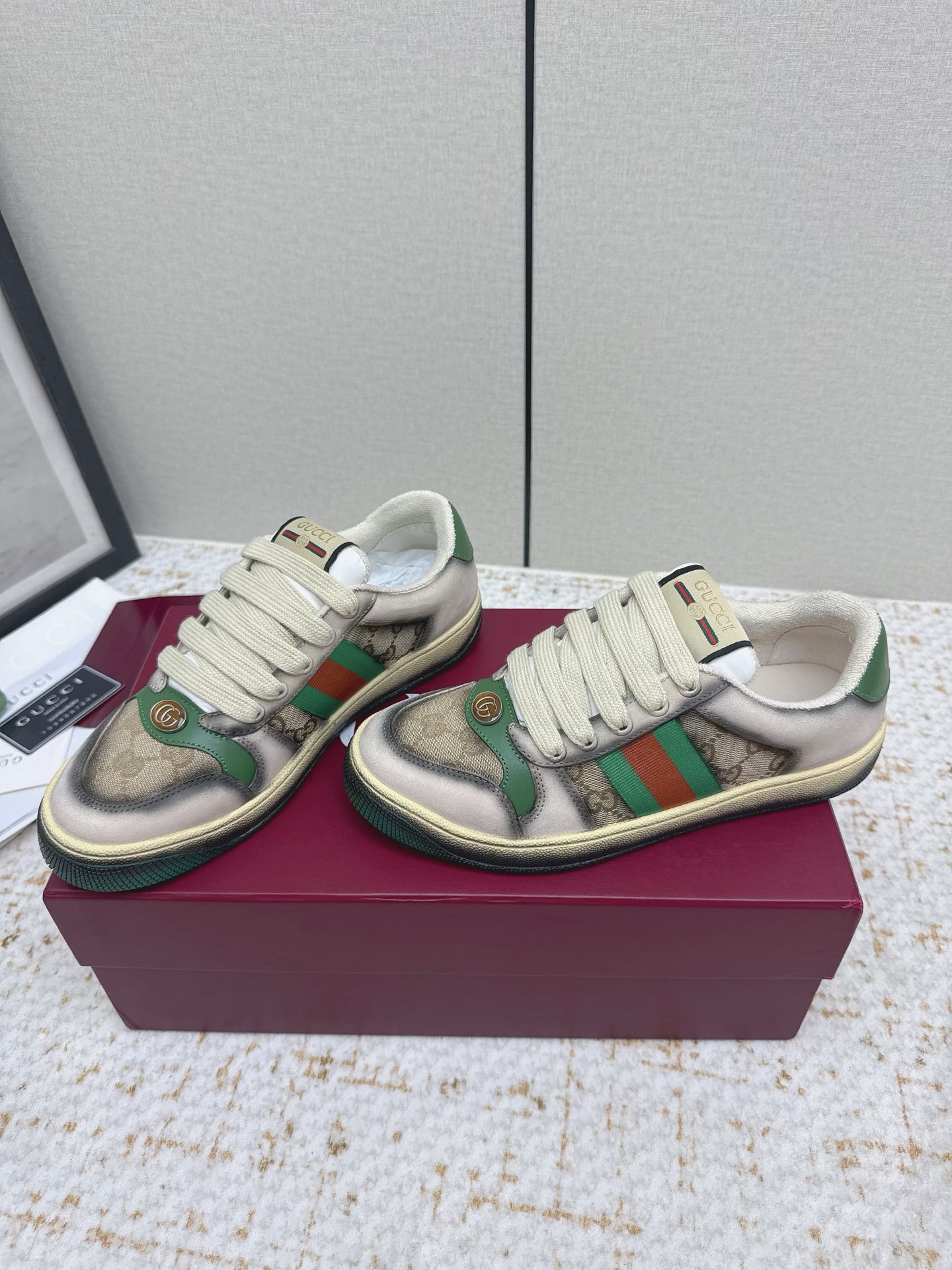 Gucci Style Leather Women's Shoes style reference detail image 4 from source 784611