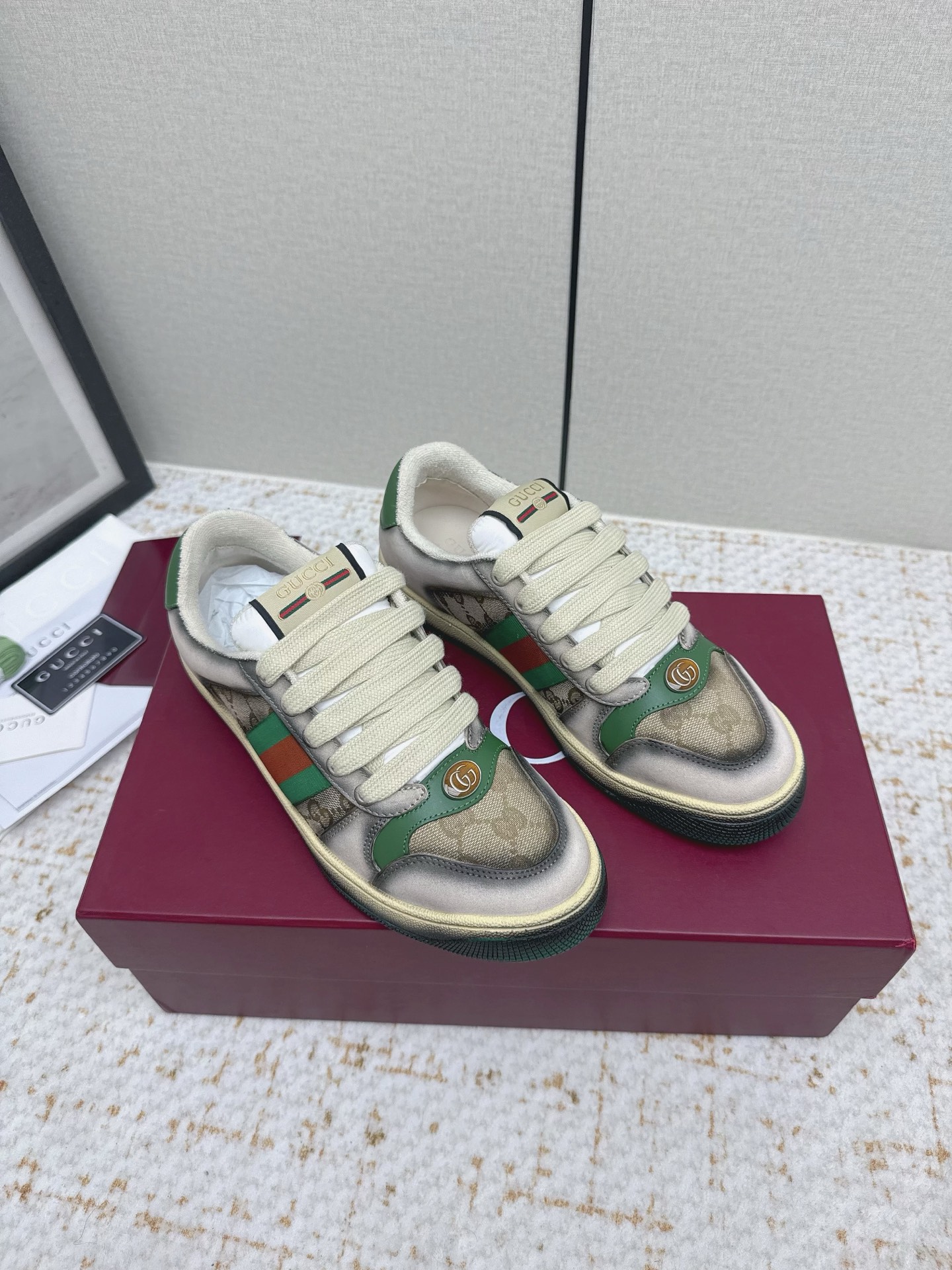 Gucci Style Leather Women's Shoes style reference detail image 3 from source 784611