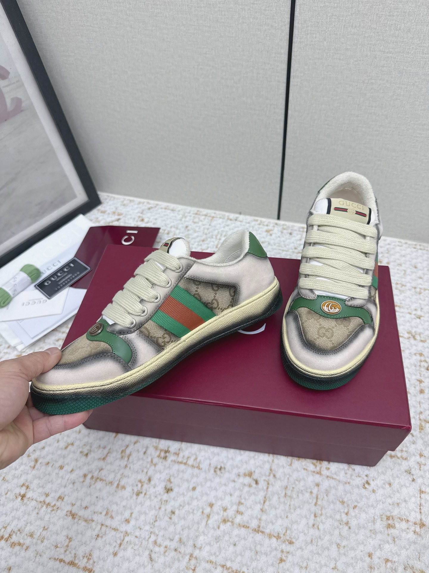 Gucci Style Leather Women's Shoes style reference detail image 5 from source 784611