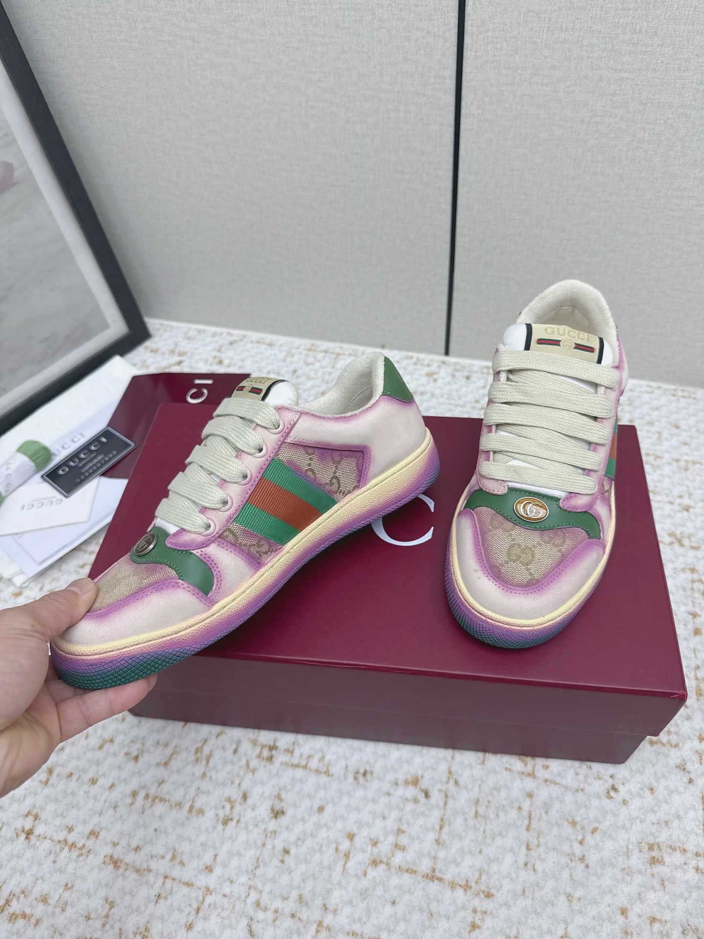 Gucci Style Leather Women's Shoes style reference detail image 5 from source 784612