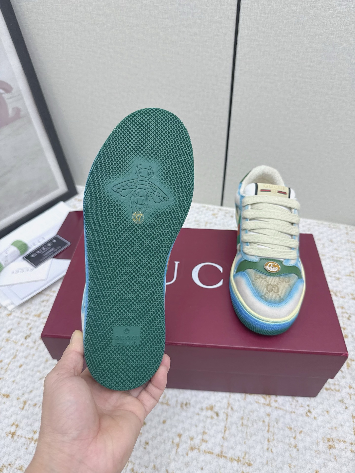 Gucci Style Leather Women's Shoes style reference detail image 9 from source 784613