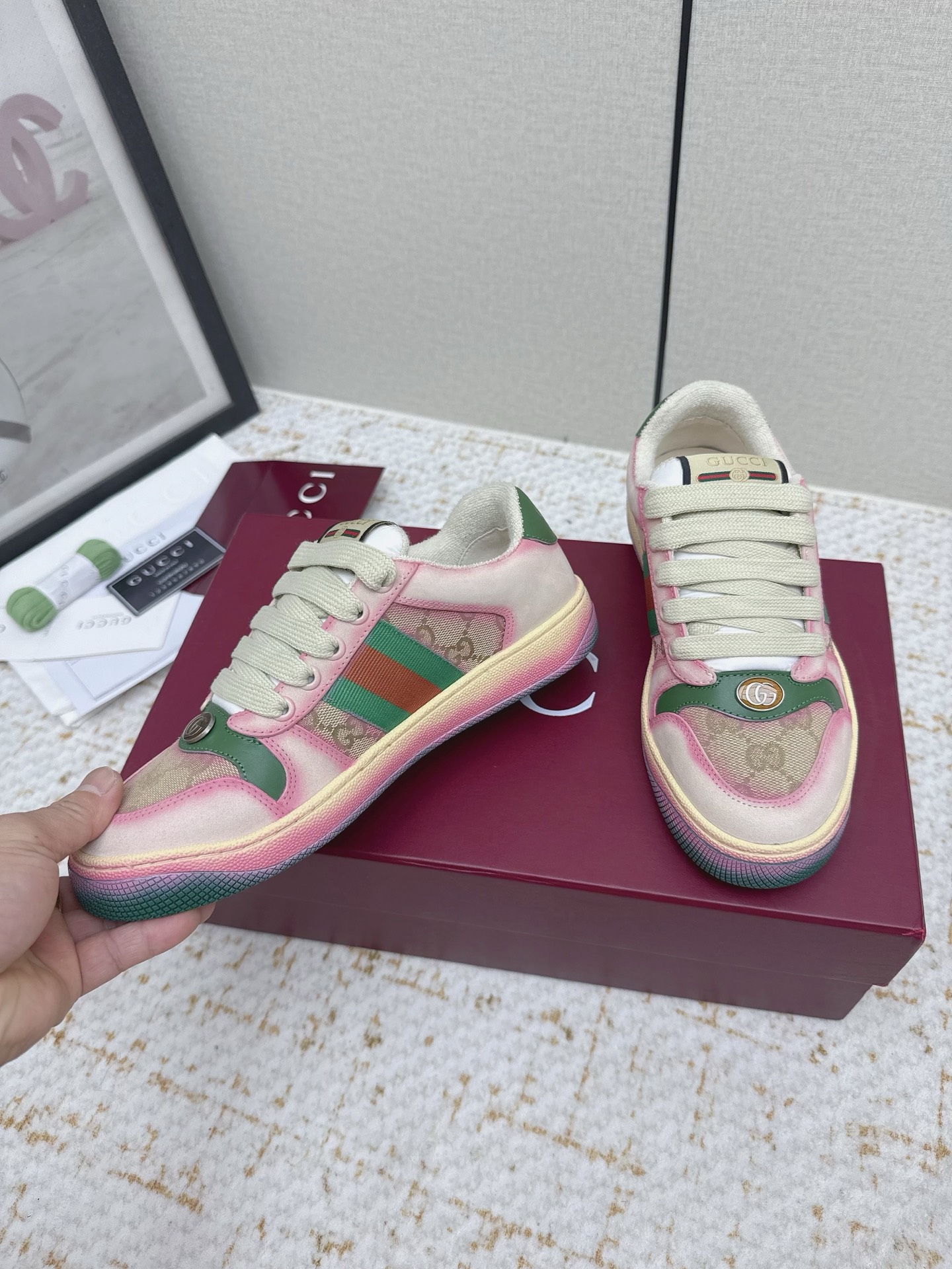 Gucci Style Leather Women's Shoes style reference detail image 5 from source 784614