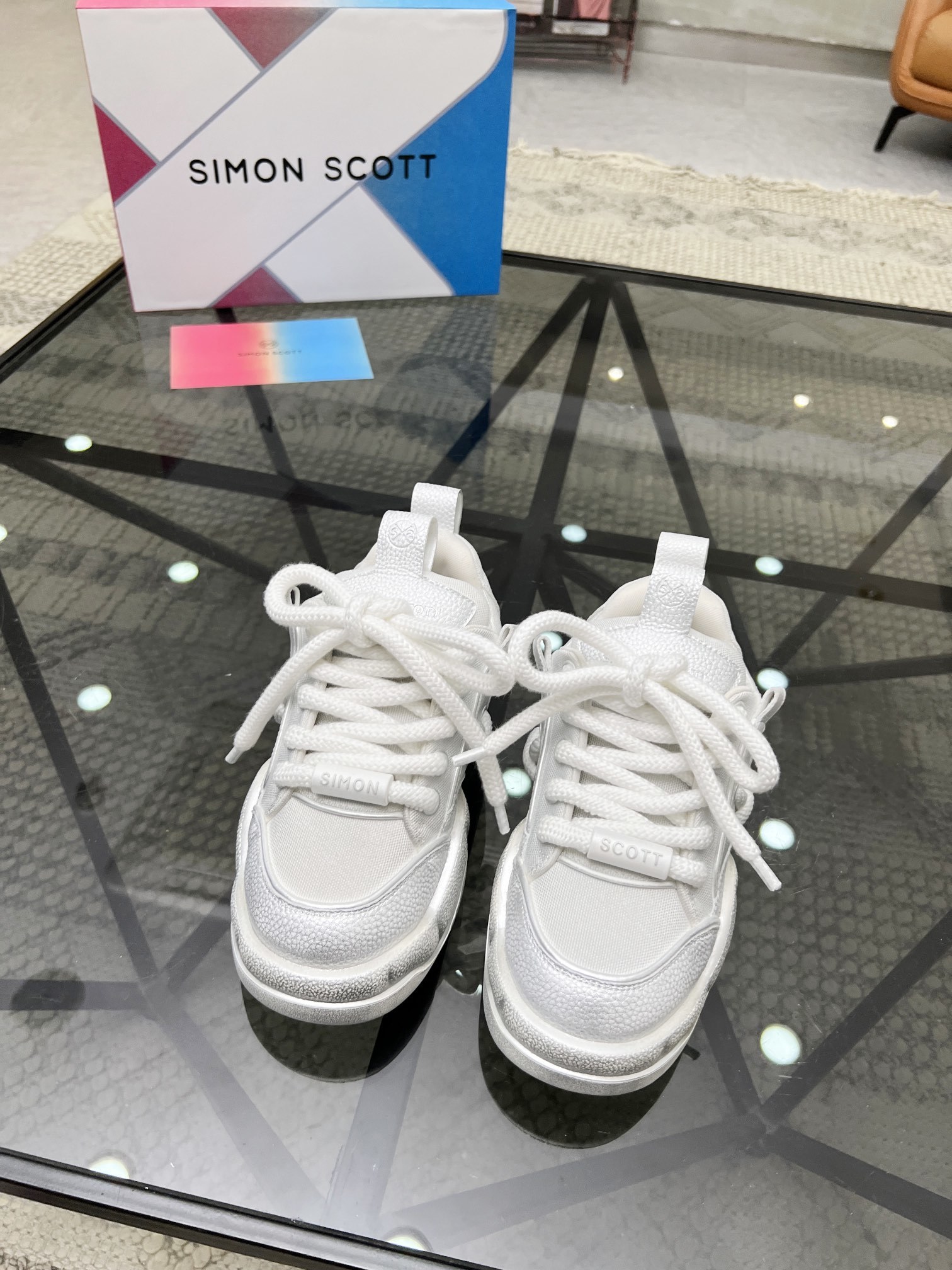 S顶级代购西炸街情侣款官网新品原单货专柜同步鞋面意大利进口牛皮搭配布面料潮达人爆款版面舒适大方透气内里舒