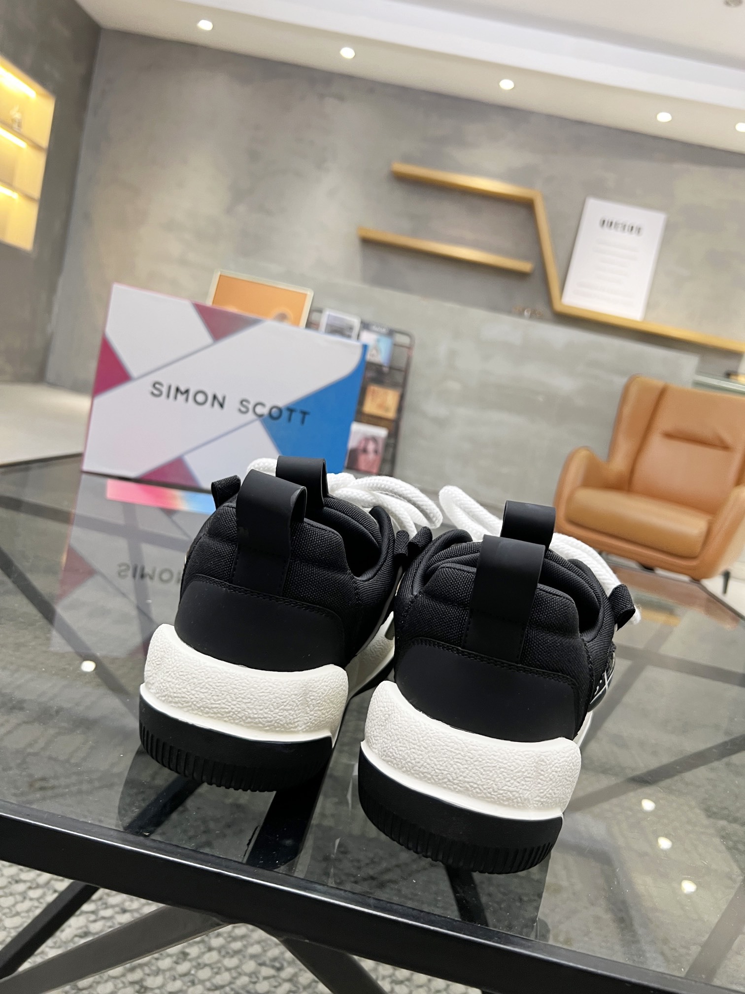 S顶级代购西炸街情侣款官网新品原单货专柜同步鞋面意大利进口牛皮搭配布面料潮达人爆款版面舒适大方透气内里舒