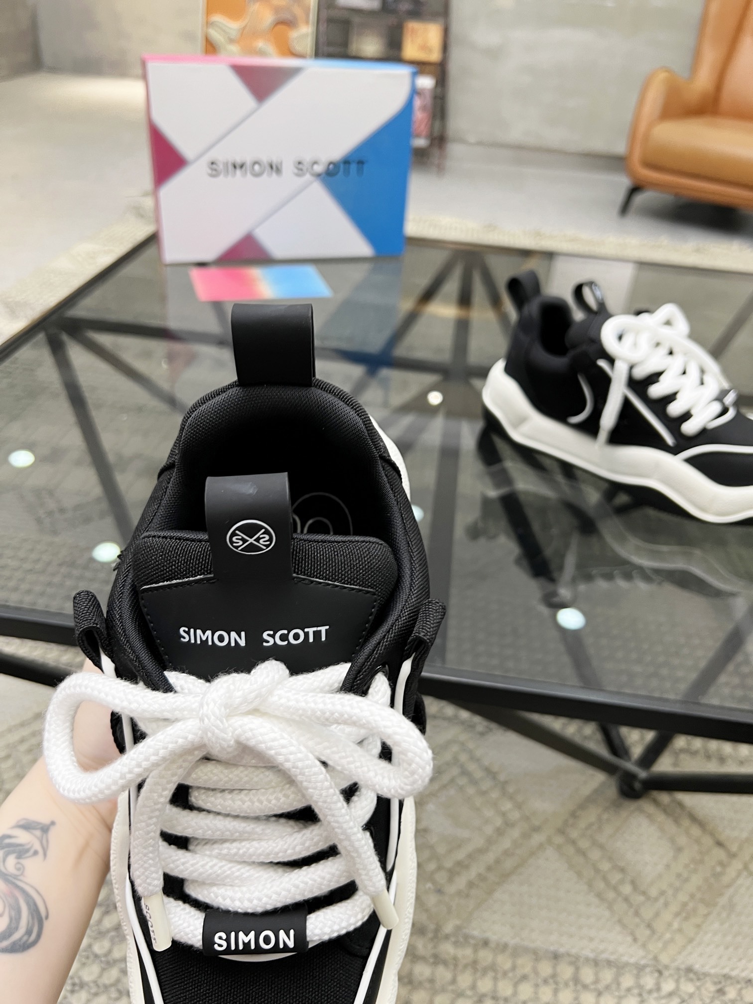 S顶级代购西炸街情侣款官网新品原单货专柜同步鞋面意大利进口牛皮搭配布面料潮达人爆款版面舒适大方透气内里舒